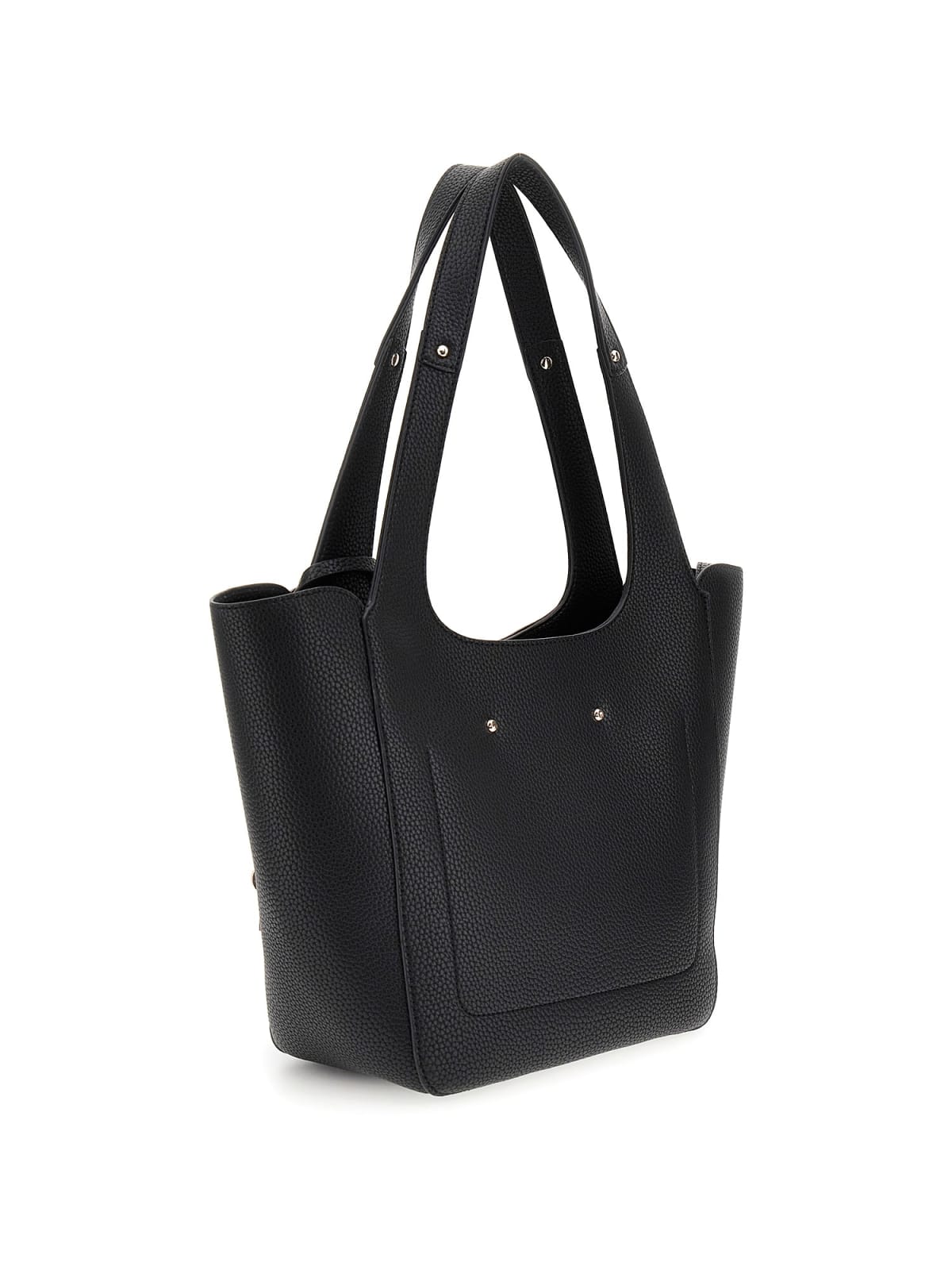 Guess Shopping Strutturate Helina Tote da Donna – Nero