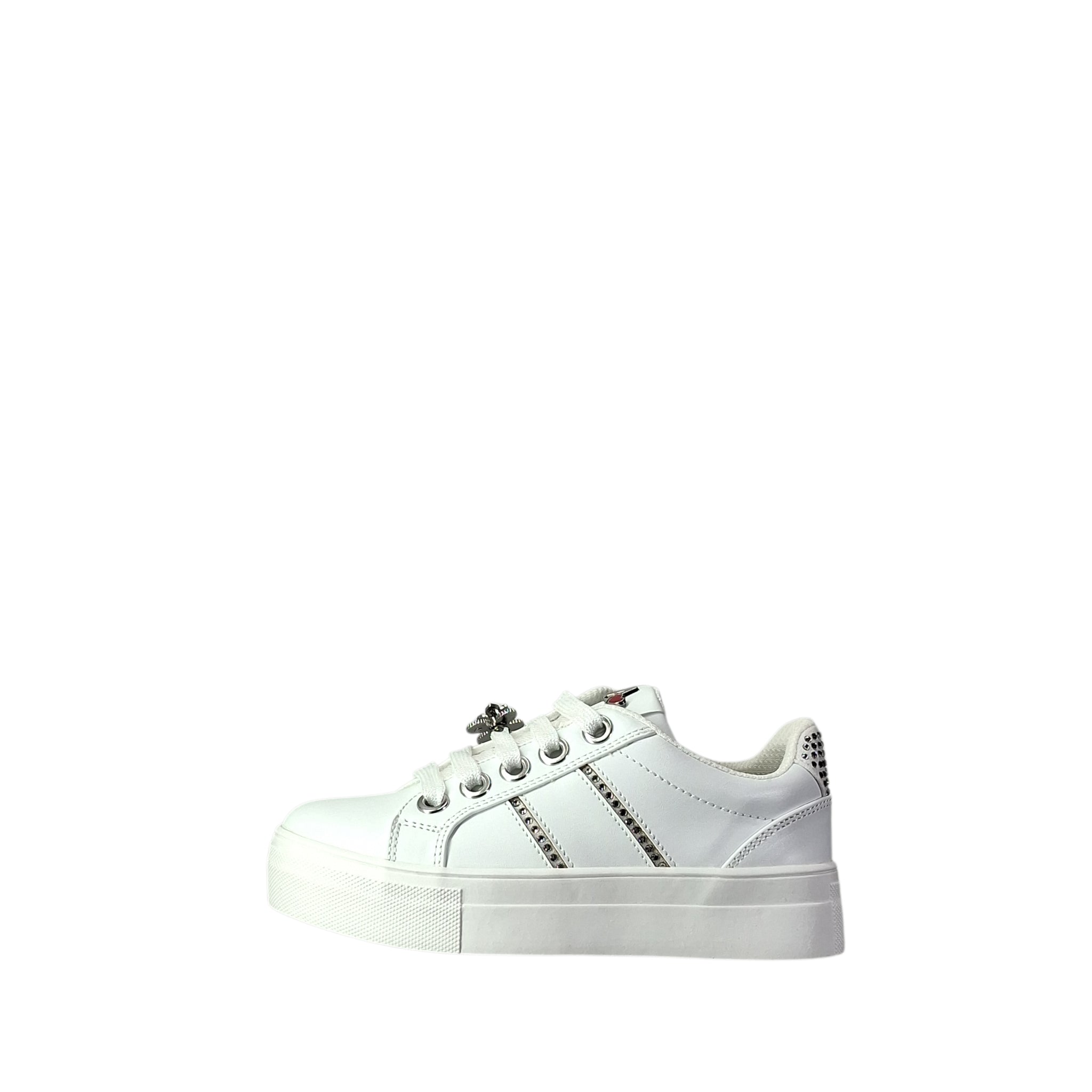 Asso Krug Y Scarpe Casual Basse da Bambina – Bianco - AG-17810