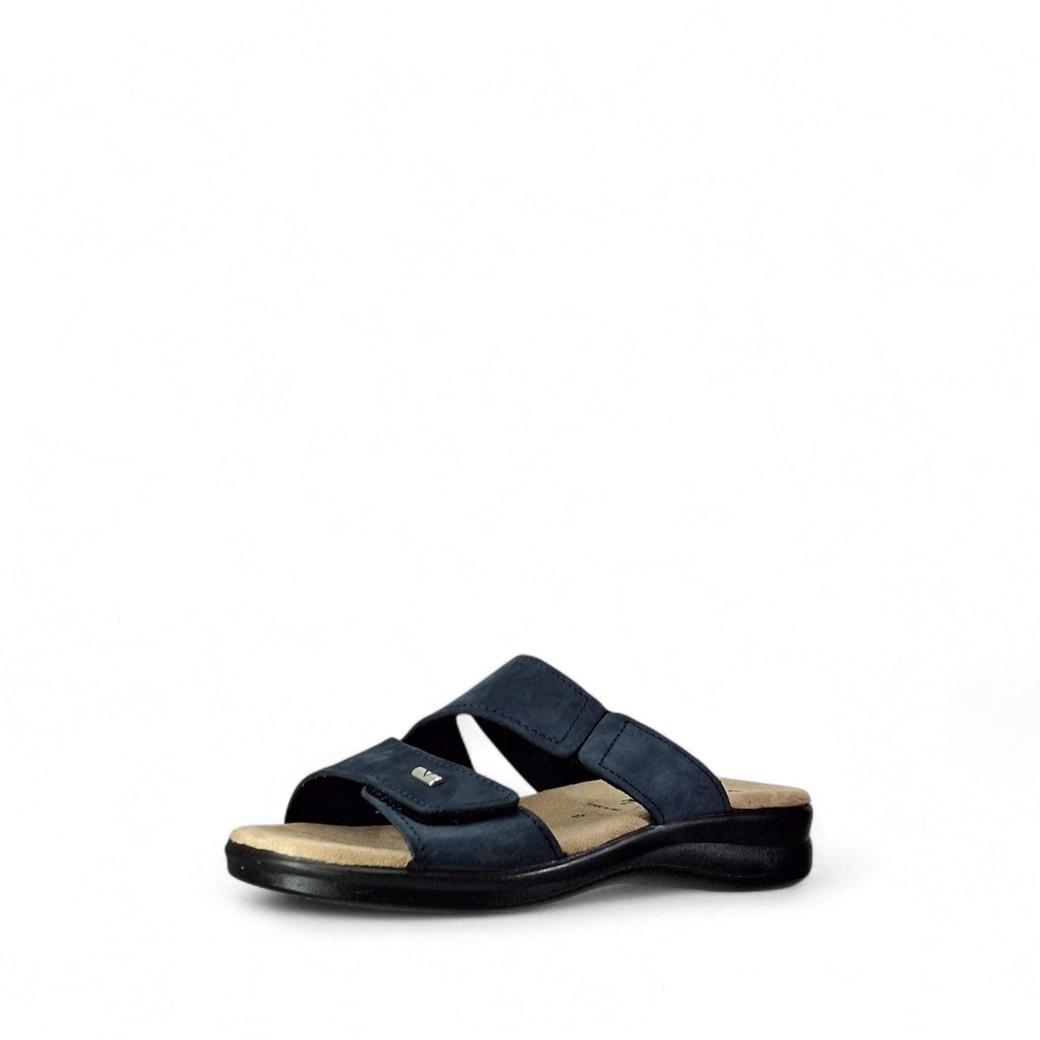Valleverde Vittoria Ciabatte Basse da Donna – Blu - 25329_03