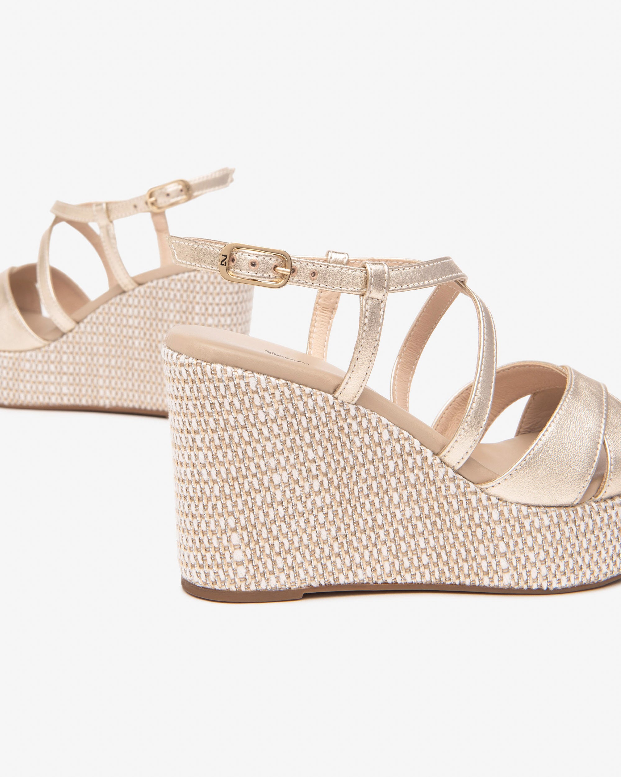 Nero Giardini Sandali con Zeppa da Donna – Multicolor - E513571D 418