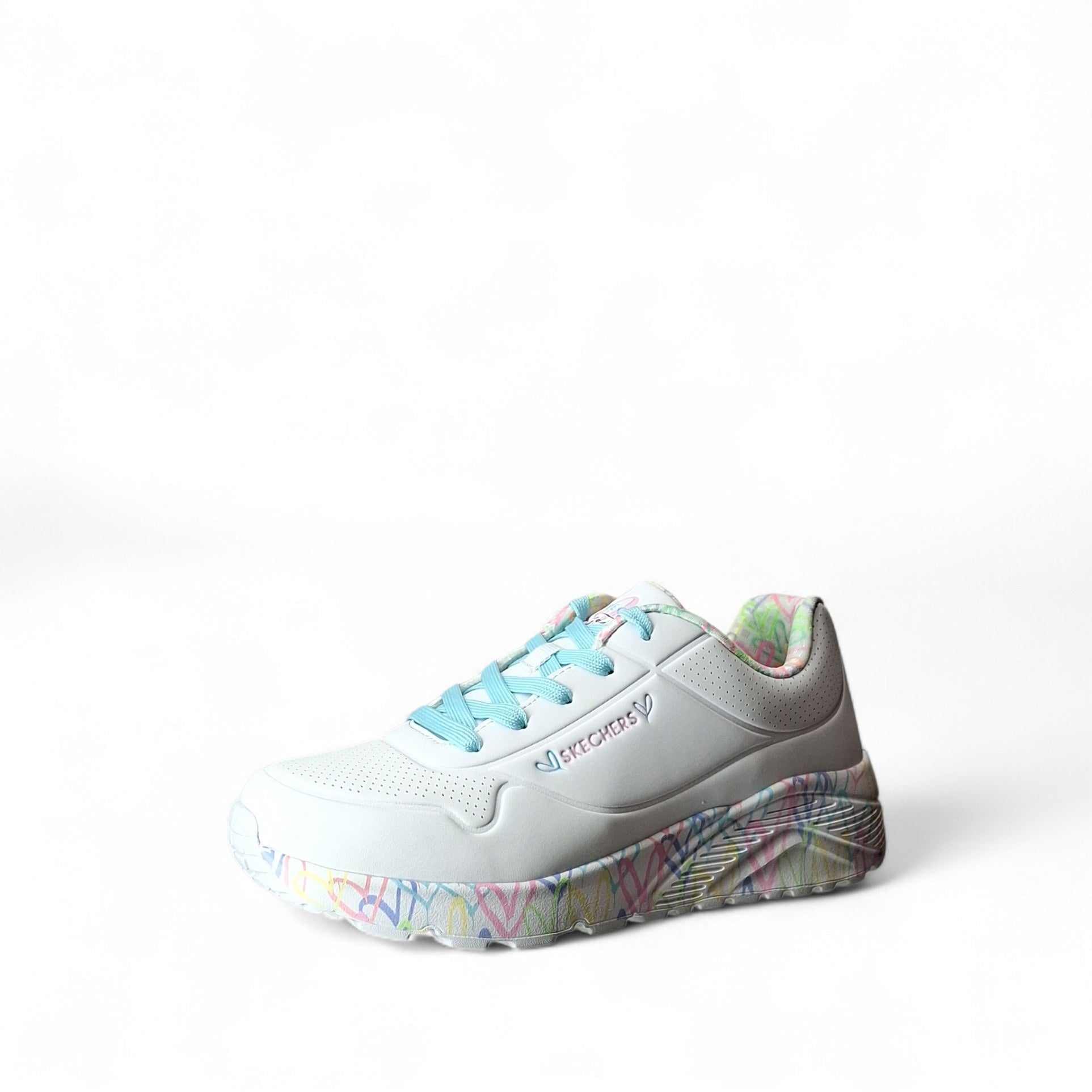 Skechers Uno Lite Sneakers Basse da Donna – Bianco - 314976L WPTQ