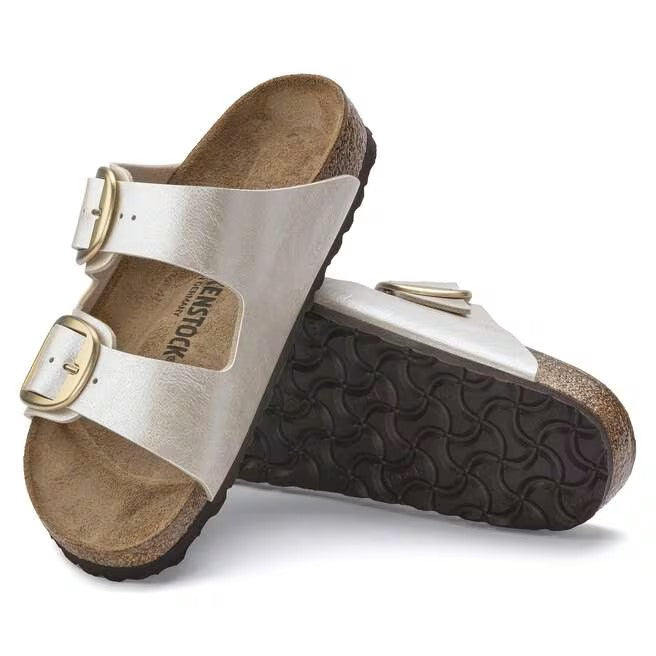 Birkenstock Arizona Calz S Ciabatte Basse da Donna – Bianco - ARIZONA1020021