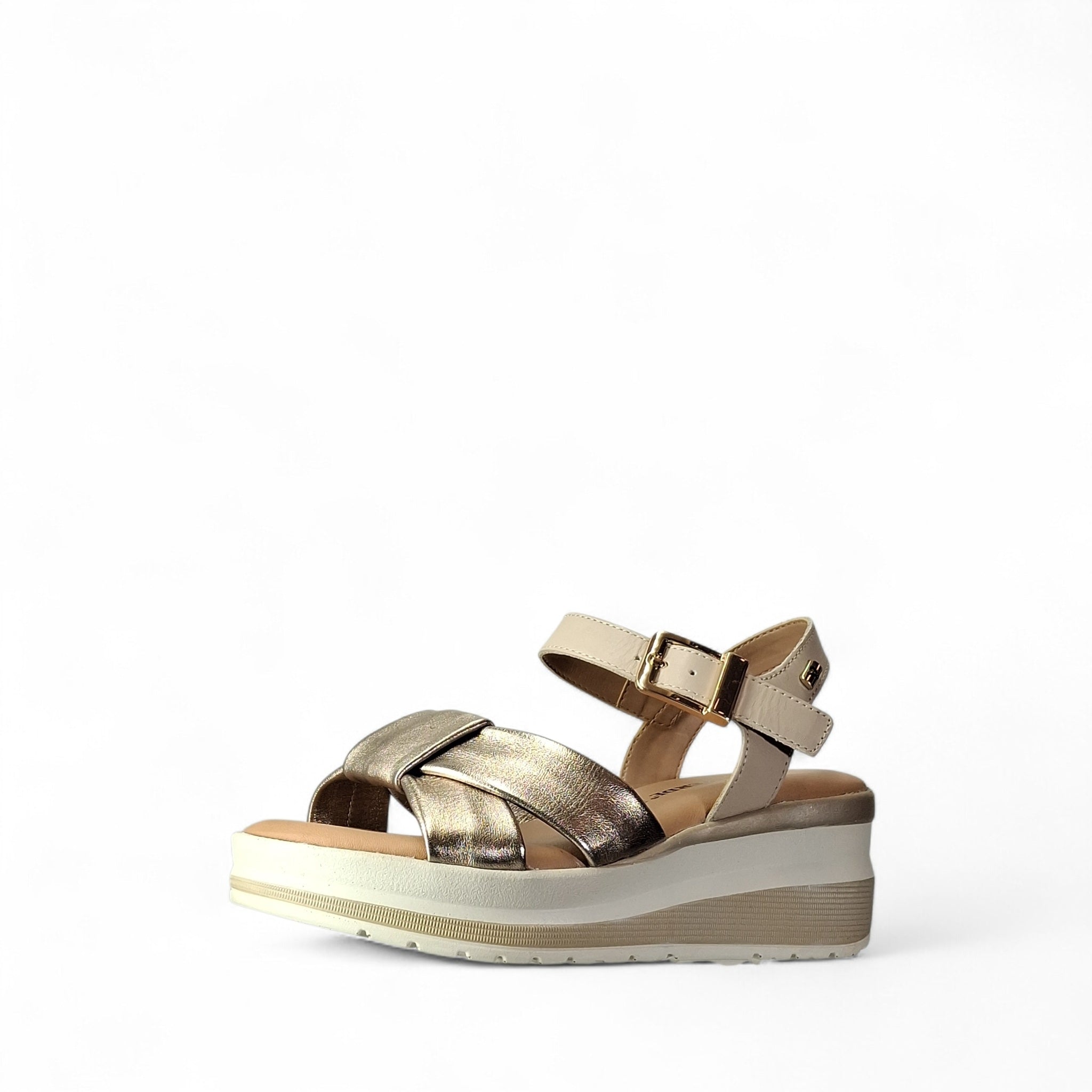 Valleverde Violante Sandali con Zeppa da Donna – Bronzo - VGI321W