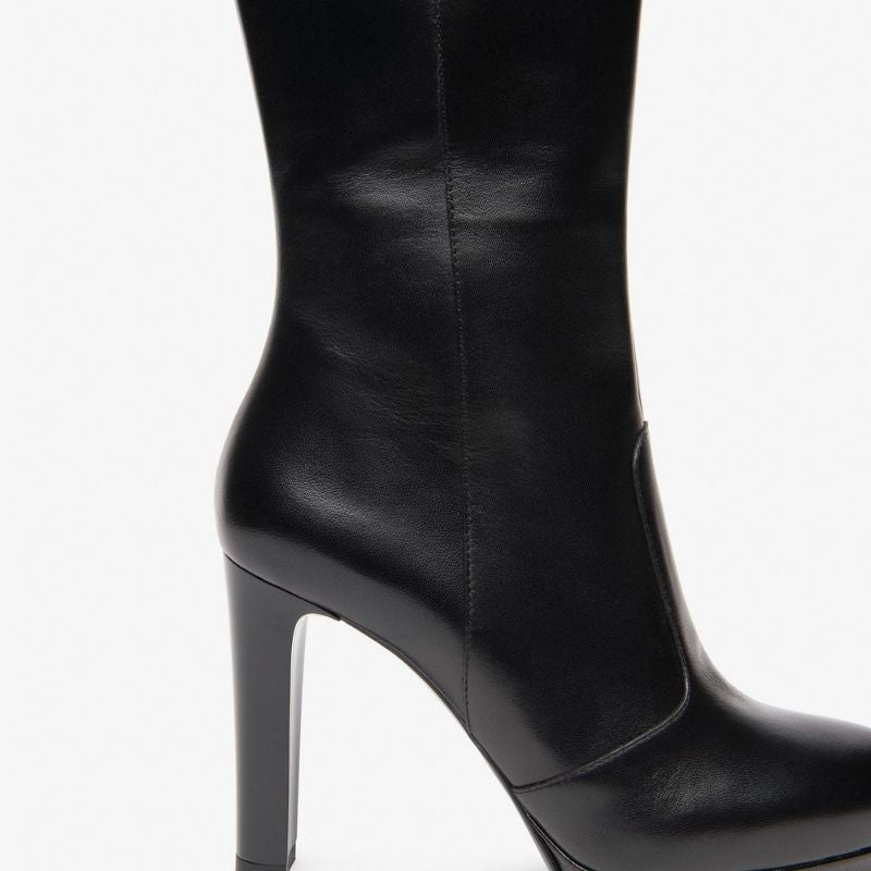 Nero Giardini Stivali con Tacco da Donna – Nero