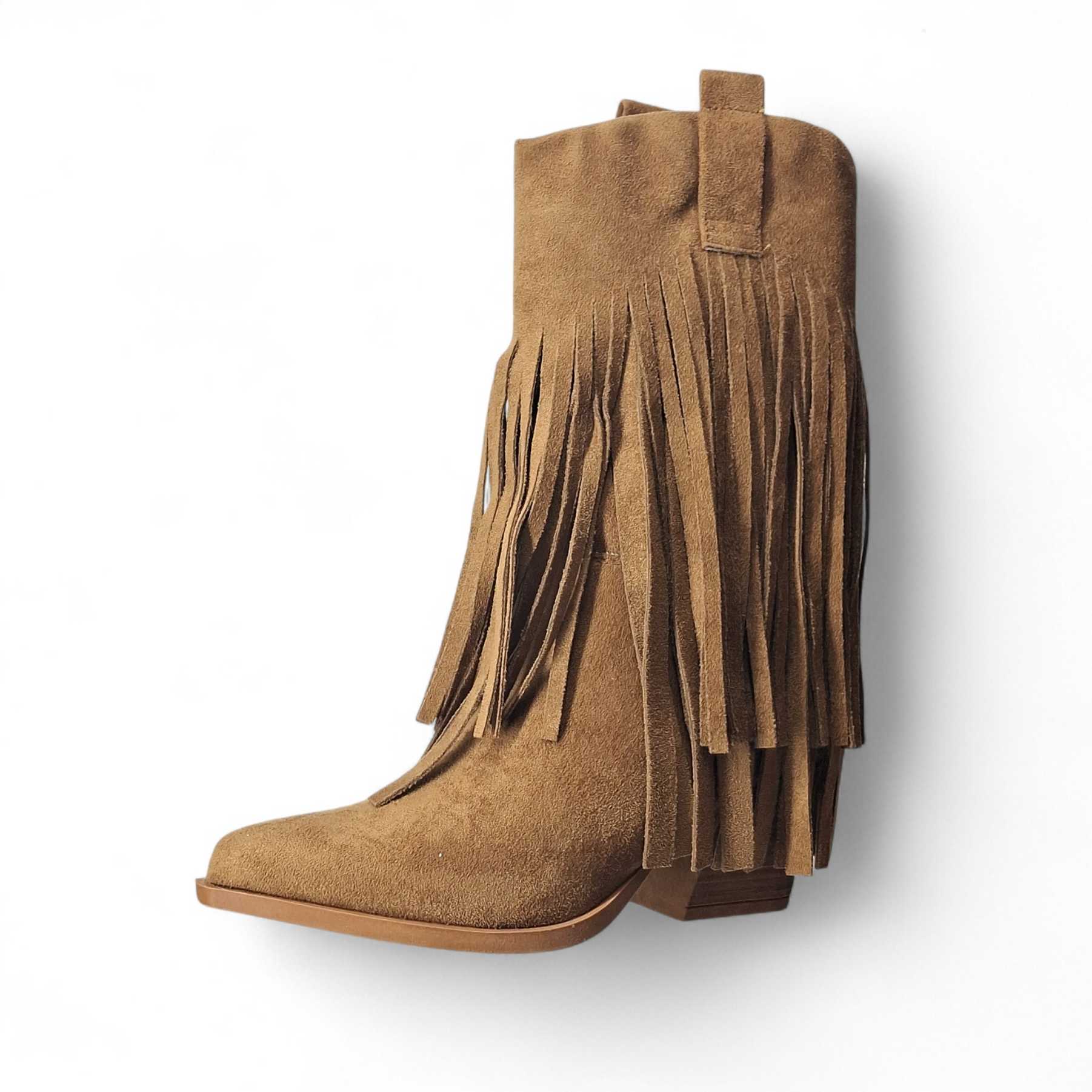 Kammi Texa Stivali Texani da Donna – Cuoio - 2180 TAN