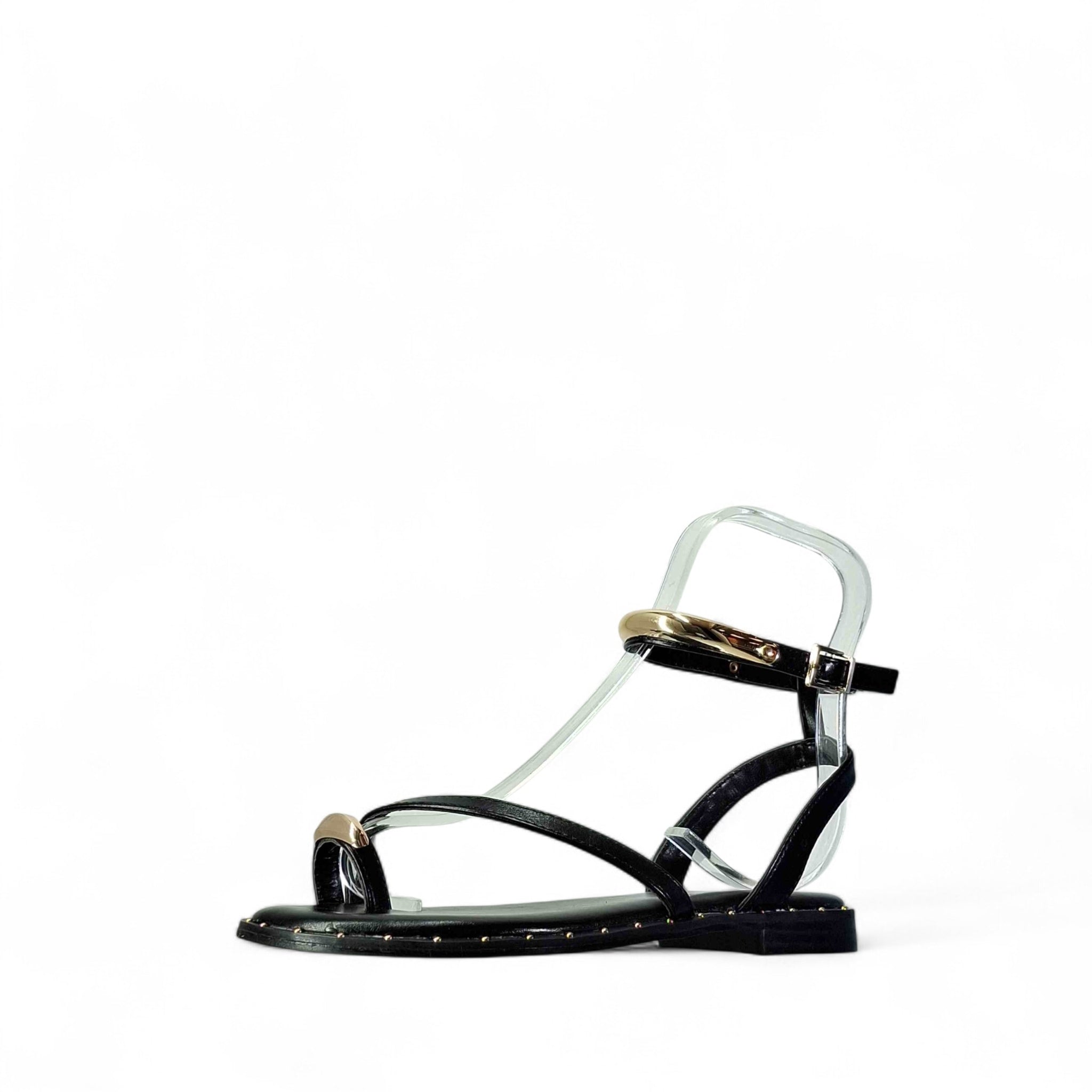 Kammi Kali Sandali Bassi da Donna – Nero - 2265