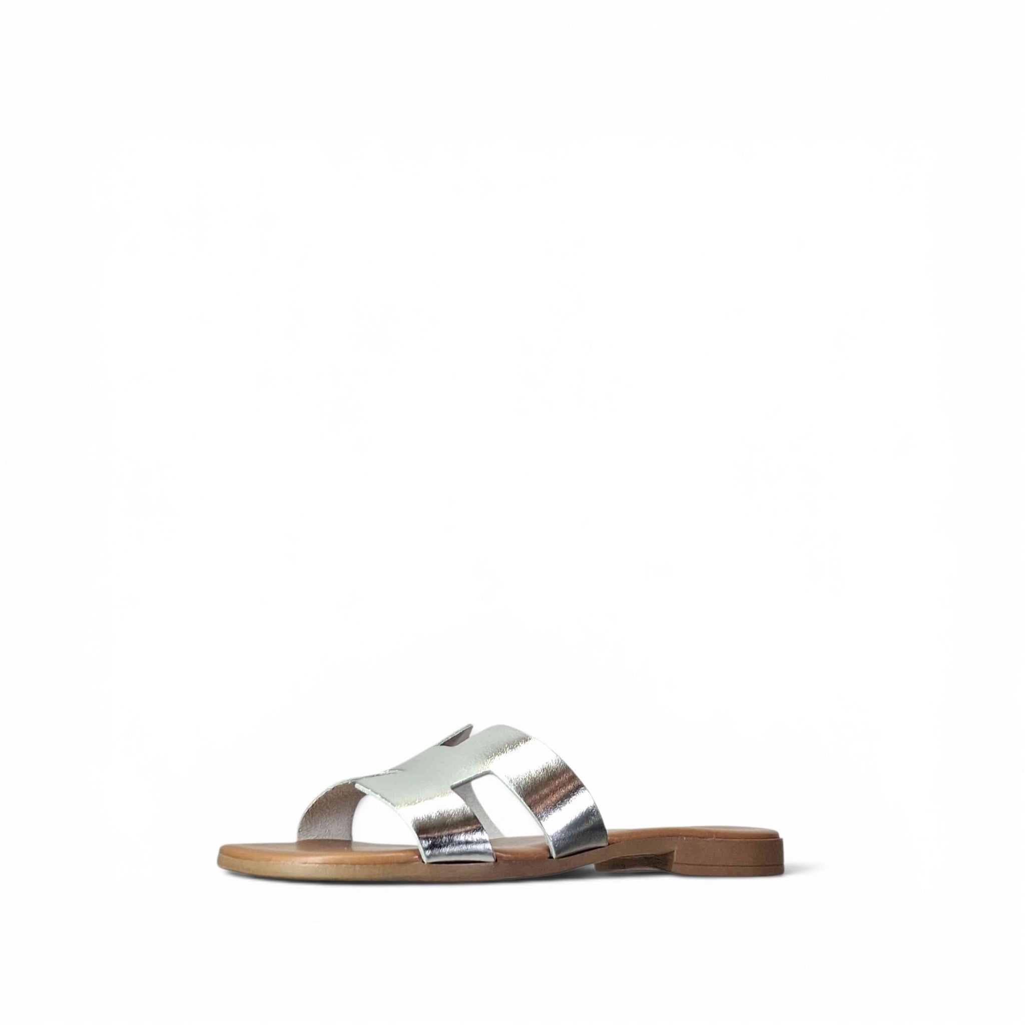 Inscarpa Anna Sandali Bassi da Donna – HBS ARGENTO