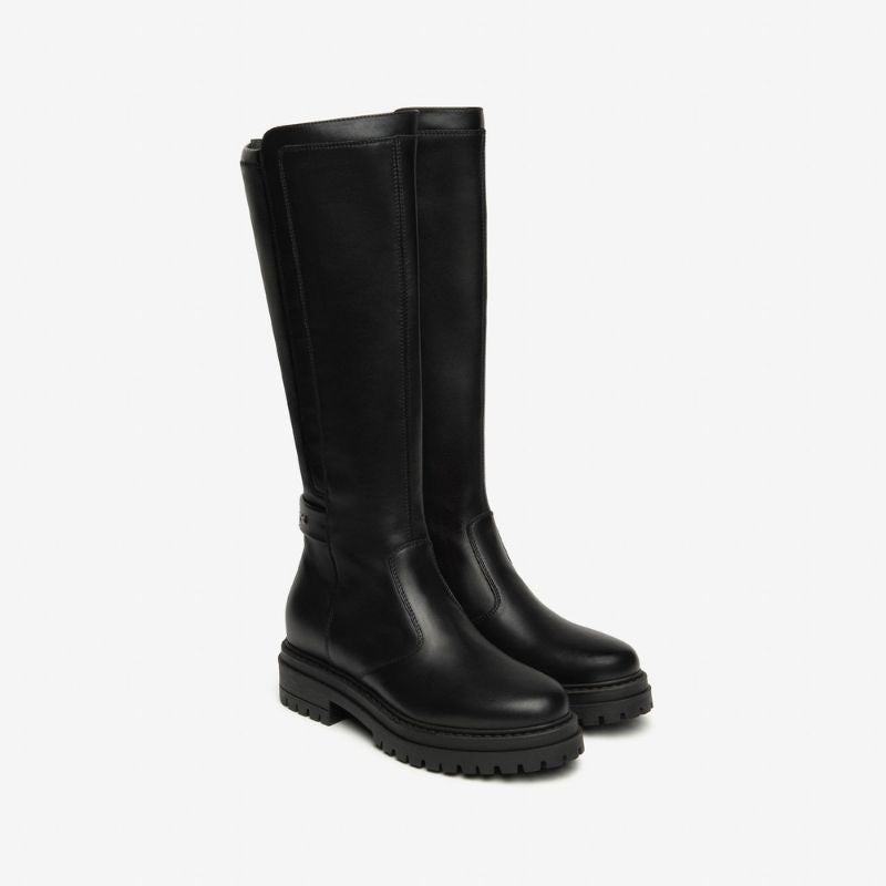 Nero Giardini Stivali senza Tacco da Donna – Nero