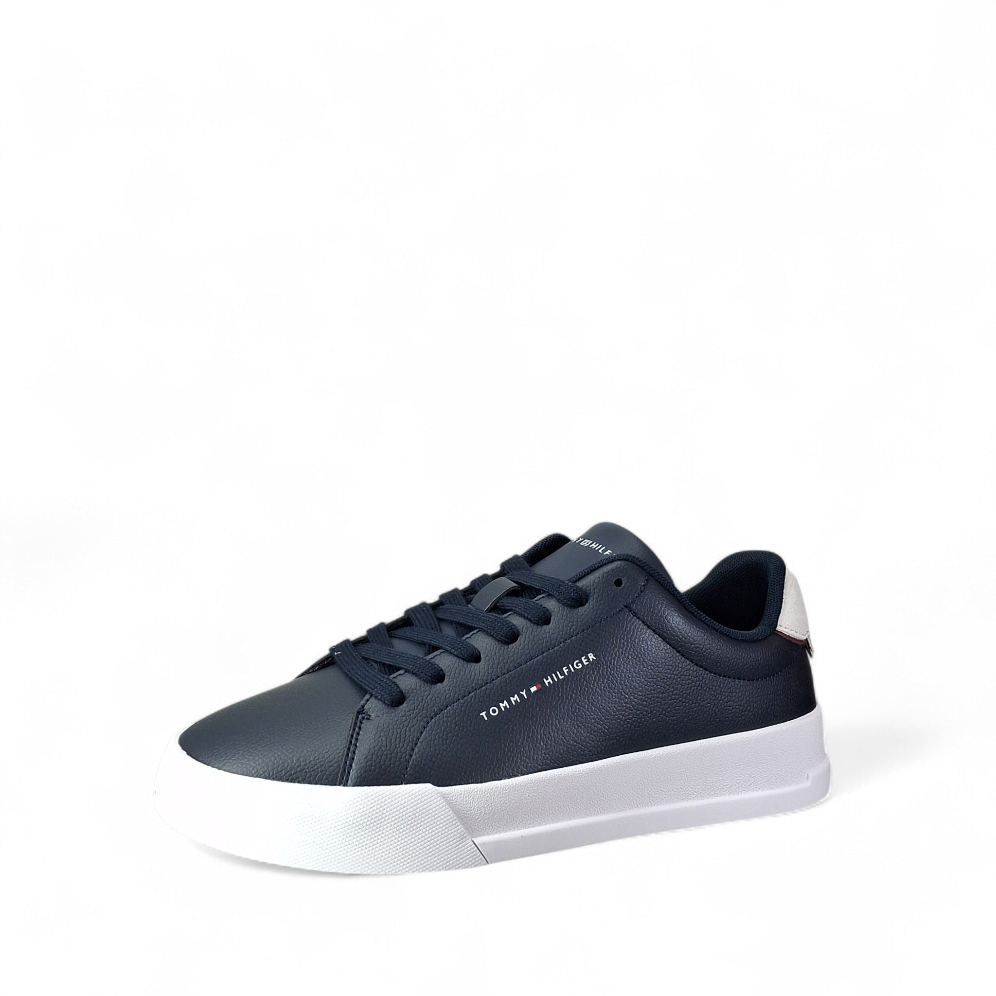 Tommy Hilfiger Th Court Lth Detail Ess Sneakers Basse da Uomo – ND - FM0FM05367DW5