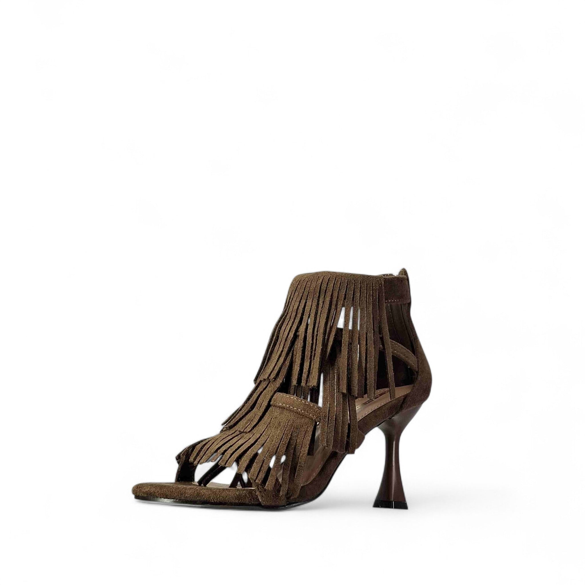 Kammi Kanie Sandali con Tacco da Donna – Testa di Moro - 2592+2