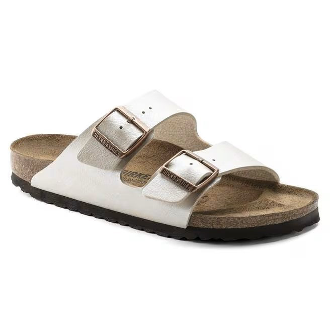 Birkenstock Arizona Calz S Ciabatte Basse Unisex – Bianco - ARIZONA1009921