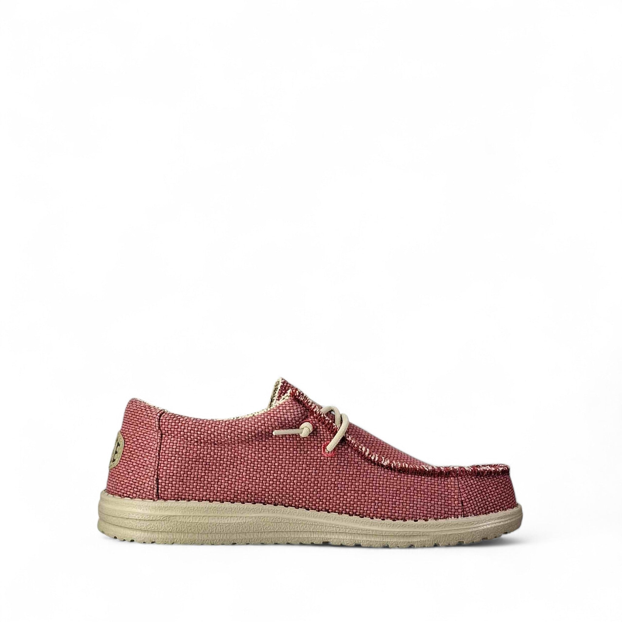 Dude Wally braided Scarpe basse senza stringhe da Uomo – 40003 RED