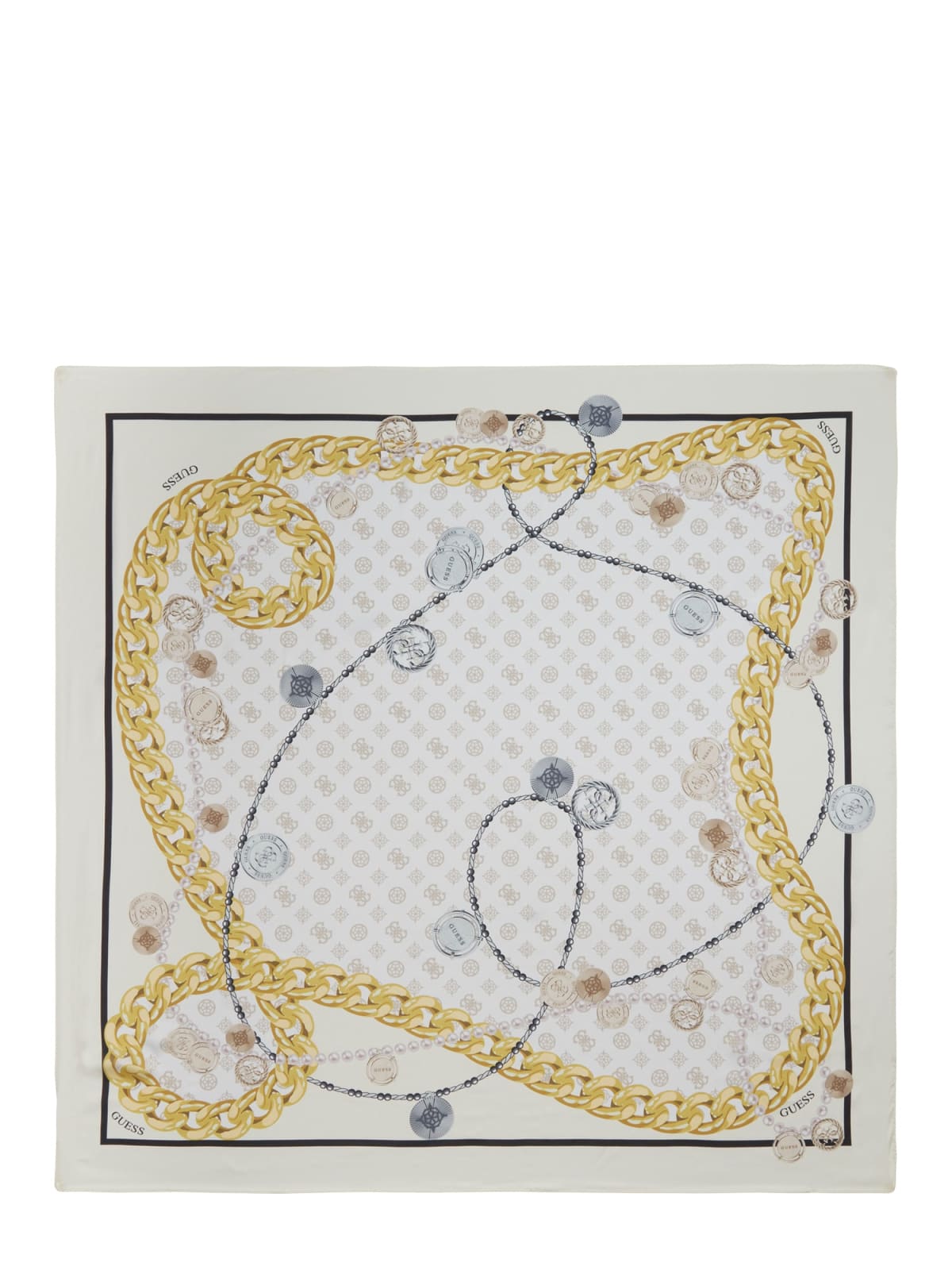 Guess FOULARD FASHION Foulard da Donna – Bianco