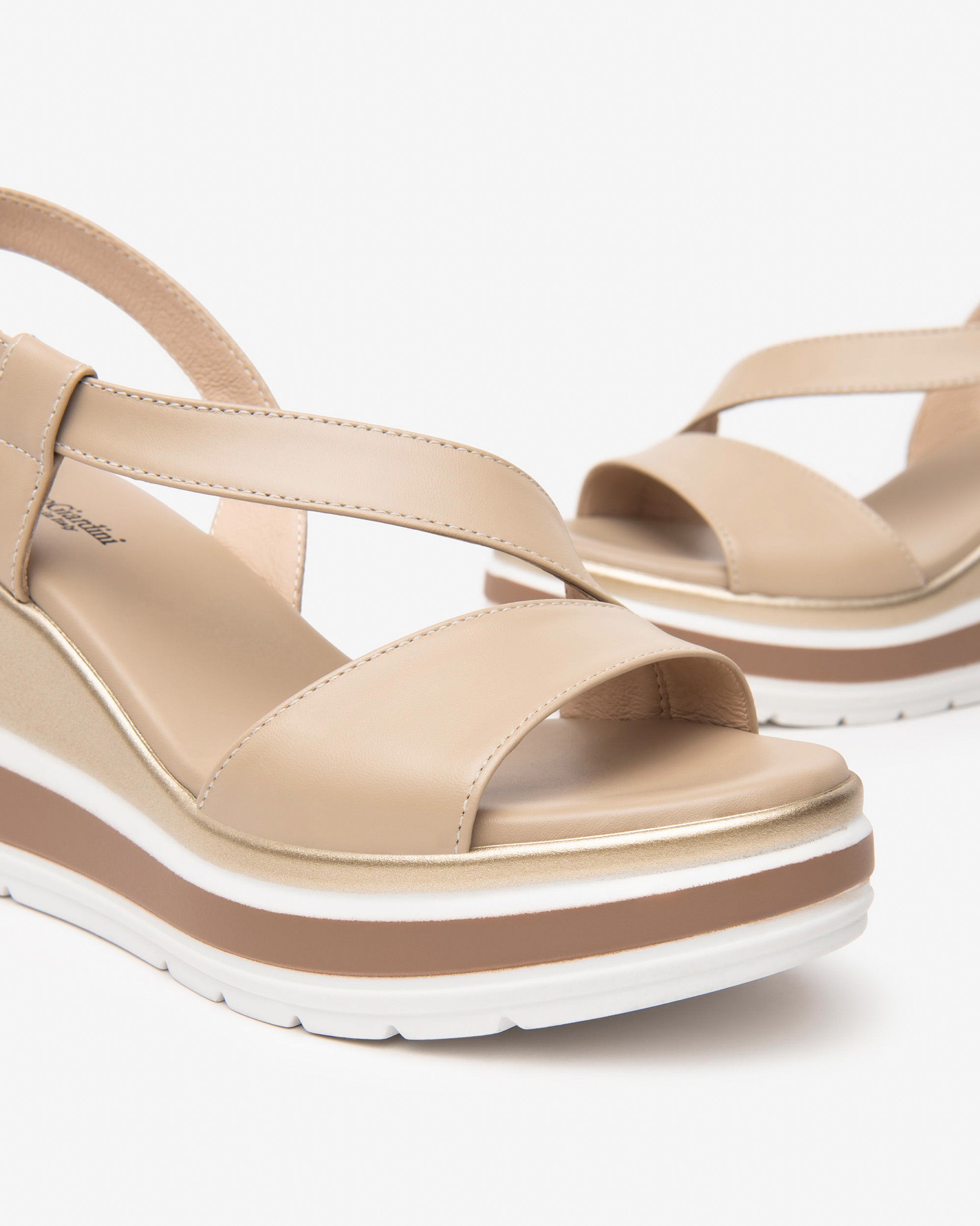 Nero Giardini Sandali con Zeppa da Donna – Multicolor