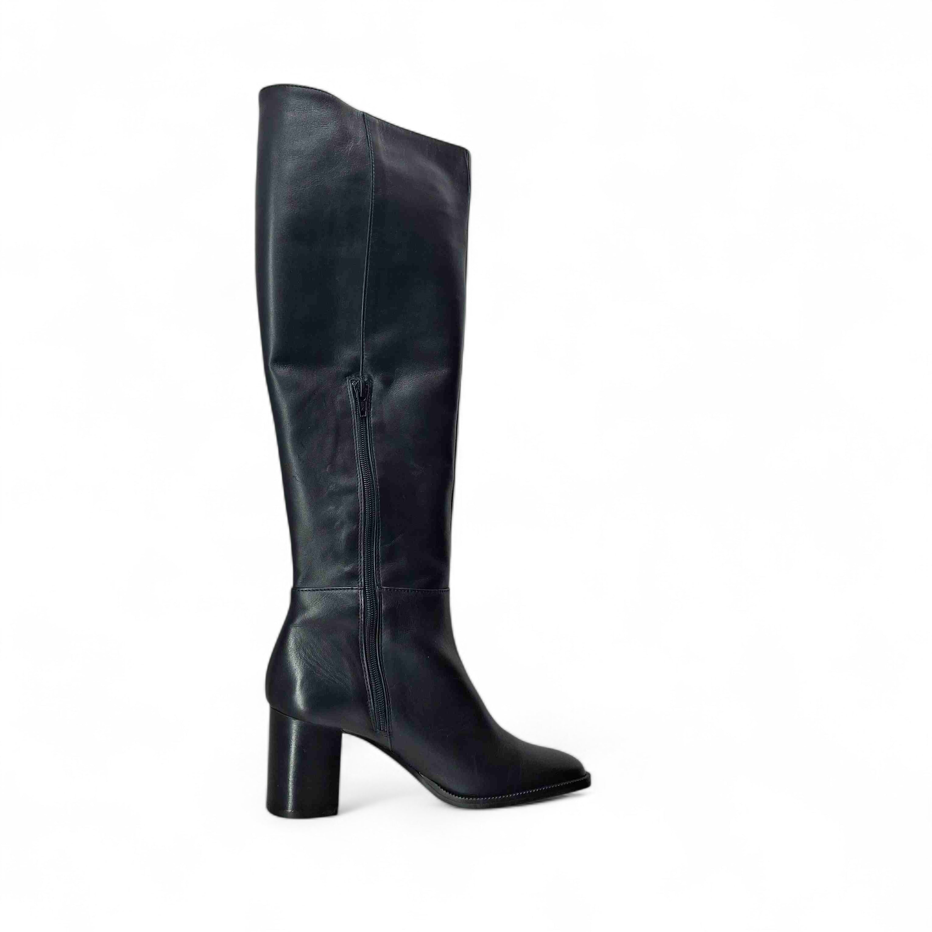 InScarpa Stivaletti con Tacco Stivale da Donna – Nero