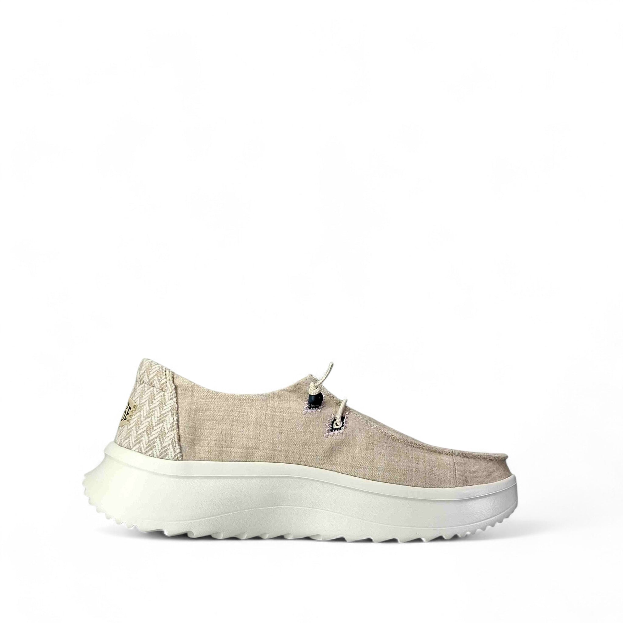 Dude Wendy Peak Chambray Woven W Scarpe Basse Senza Stringhe da Donna – Cuoio - 41946 TAN