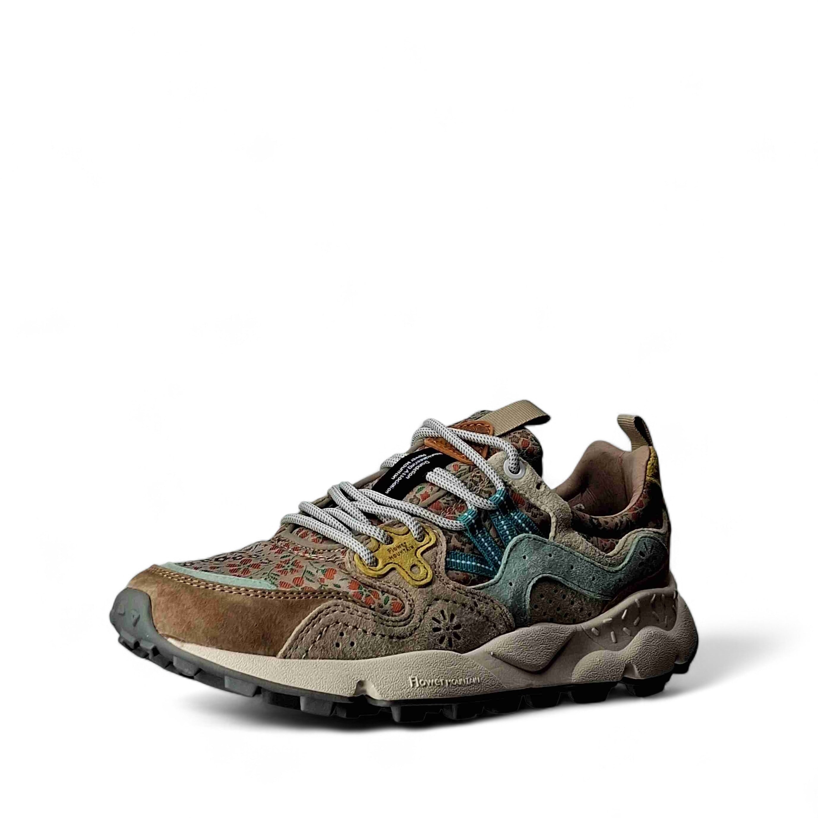 Flower Mountain Sneakers Basse Yamano da Donna – Blu