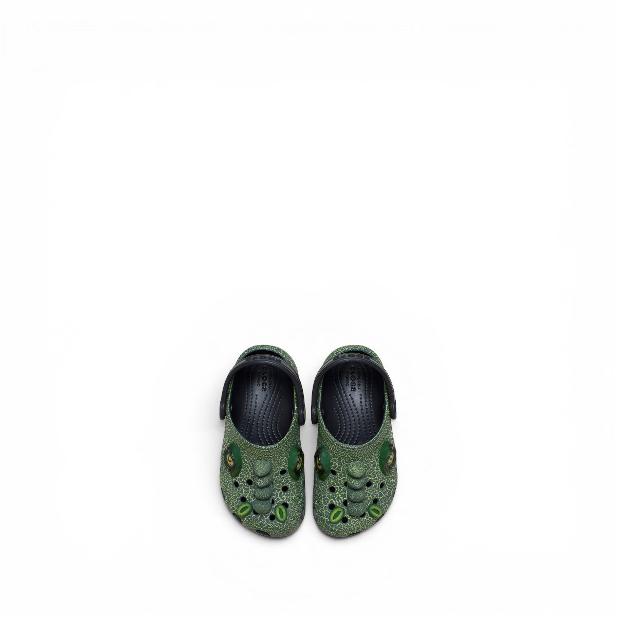 Crocs Classic Iam Scary Dino Clog T Ciabatte In Gomma da Bambino – 211372 BLK