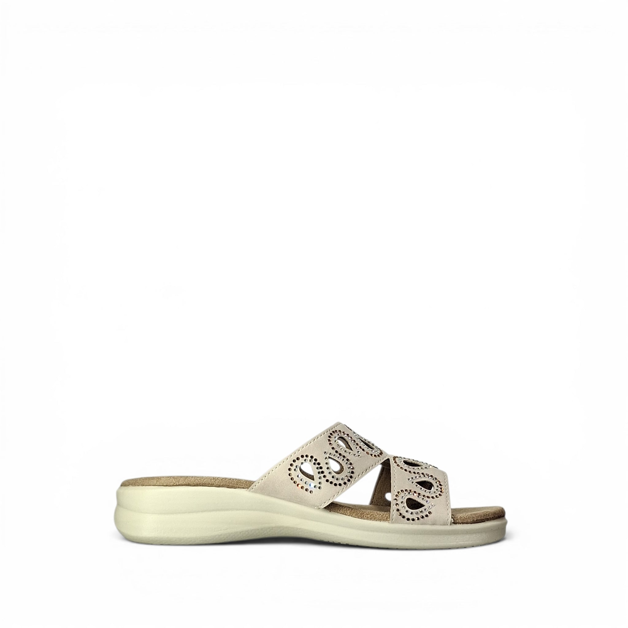 Valleverde Veronica Ciabatte Basse da Donna – 25331 TAUPE