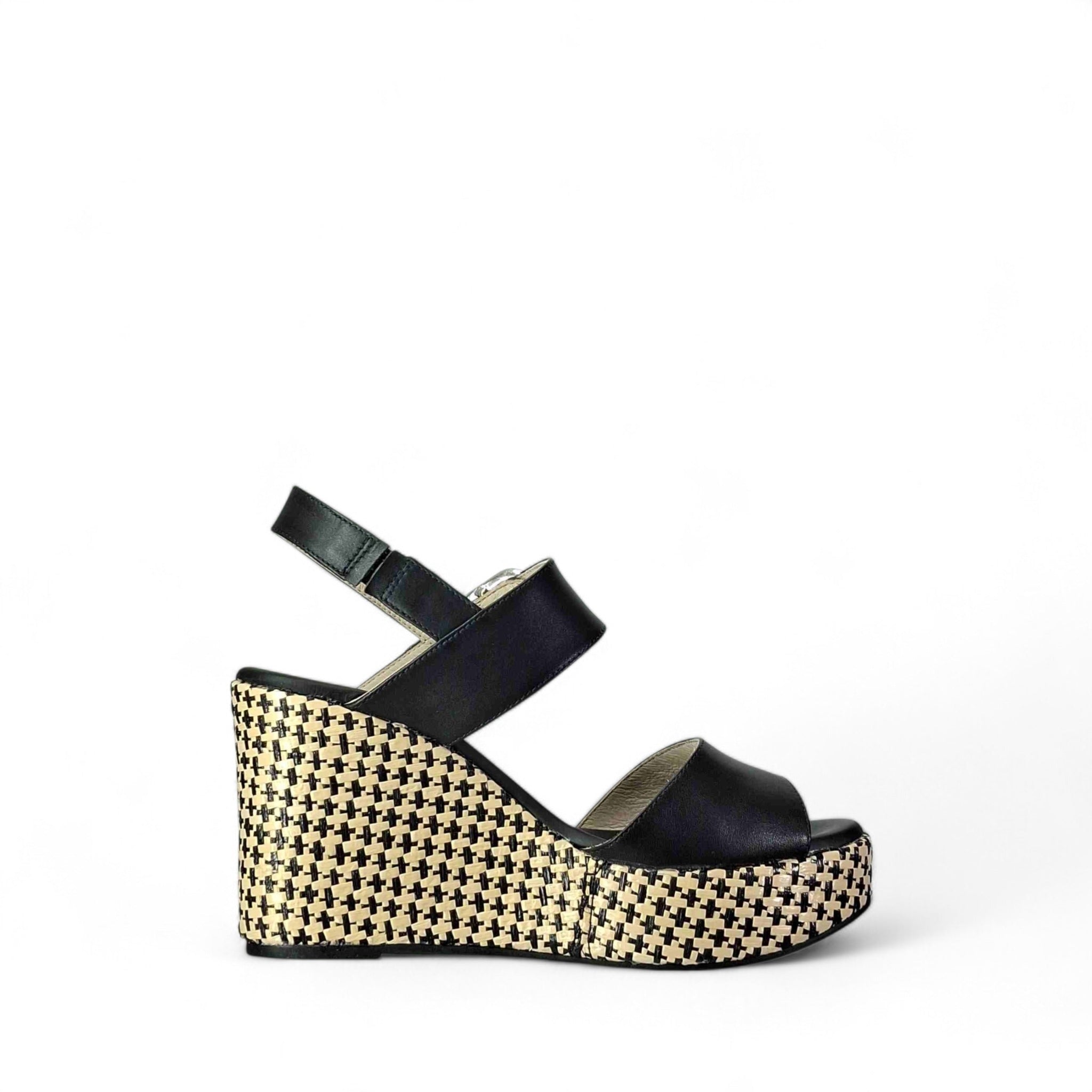 Nero giardini Gea Sandali con zeppa da Donna – E616022 D 100