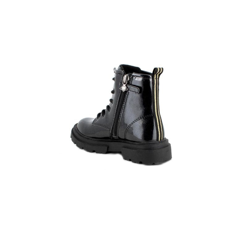 Primigi Avant Stivaletti Stringati Girl Camden Glitt da Bambina – Nero