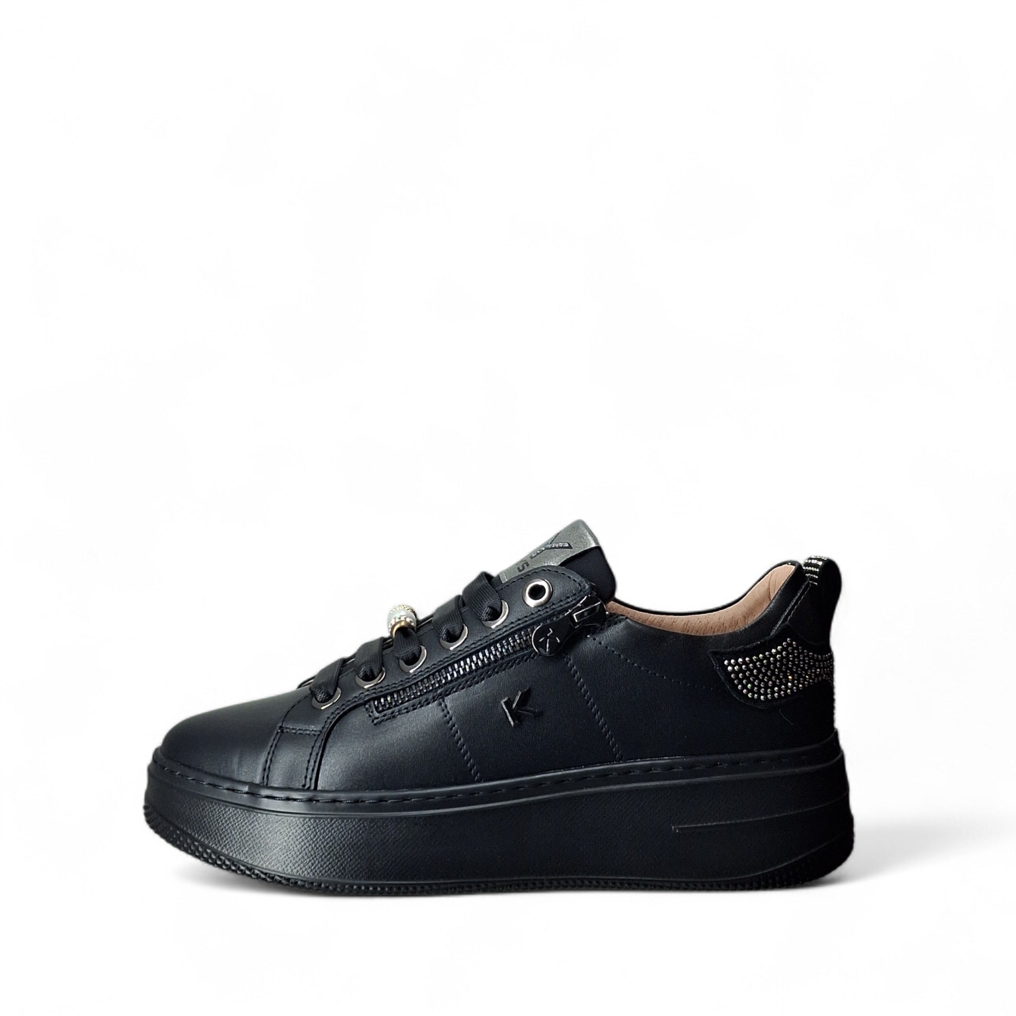Keys Sneakers Basse da Donna – Nero - K-11212 BLACK