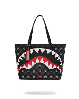 Sprayground Gray Peeking Character Spalla media da Uomo – Nero - 910T8916NSZ