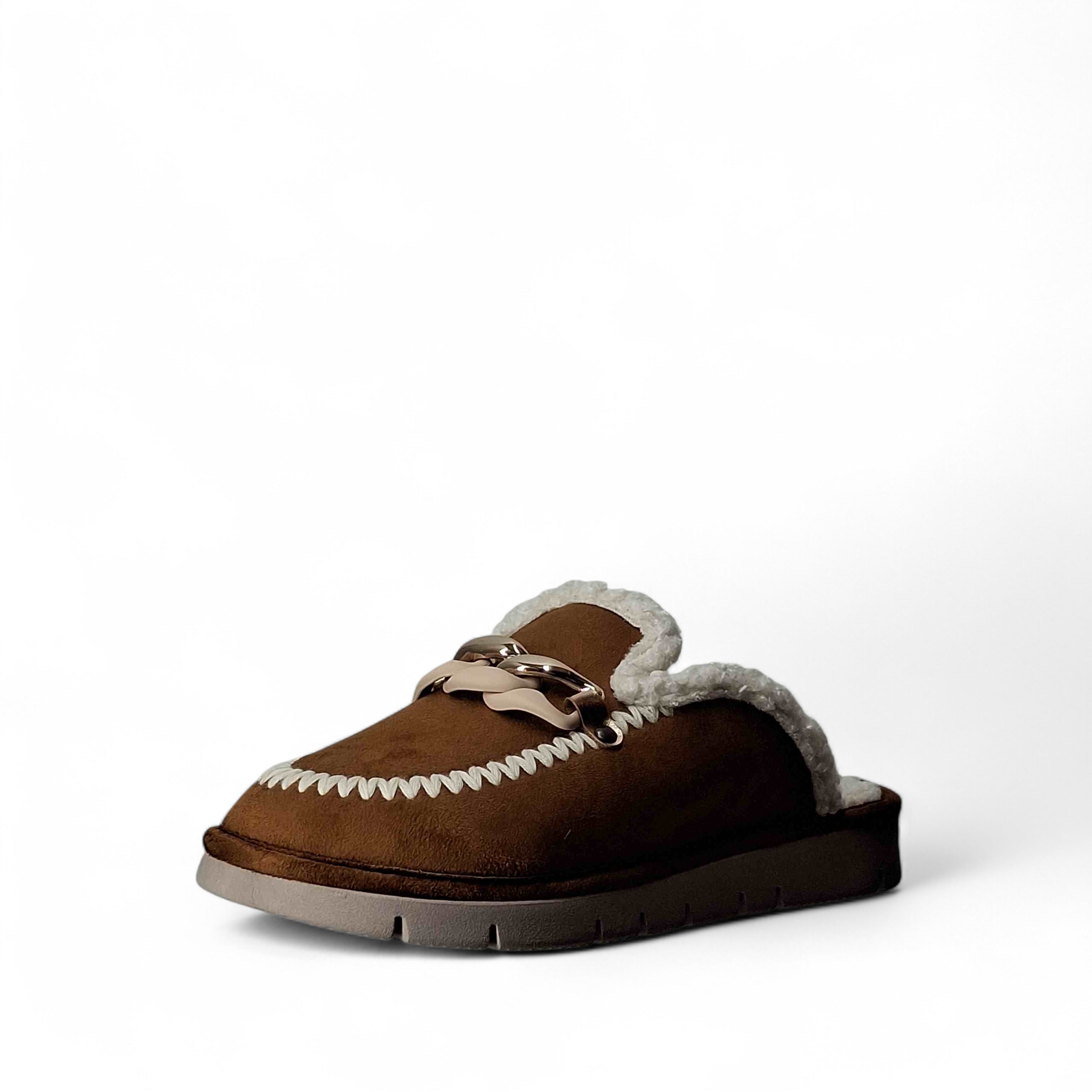 Grunland Pantofole Chiuse Ci da Donna – Cuoio