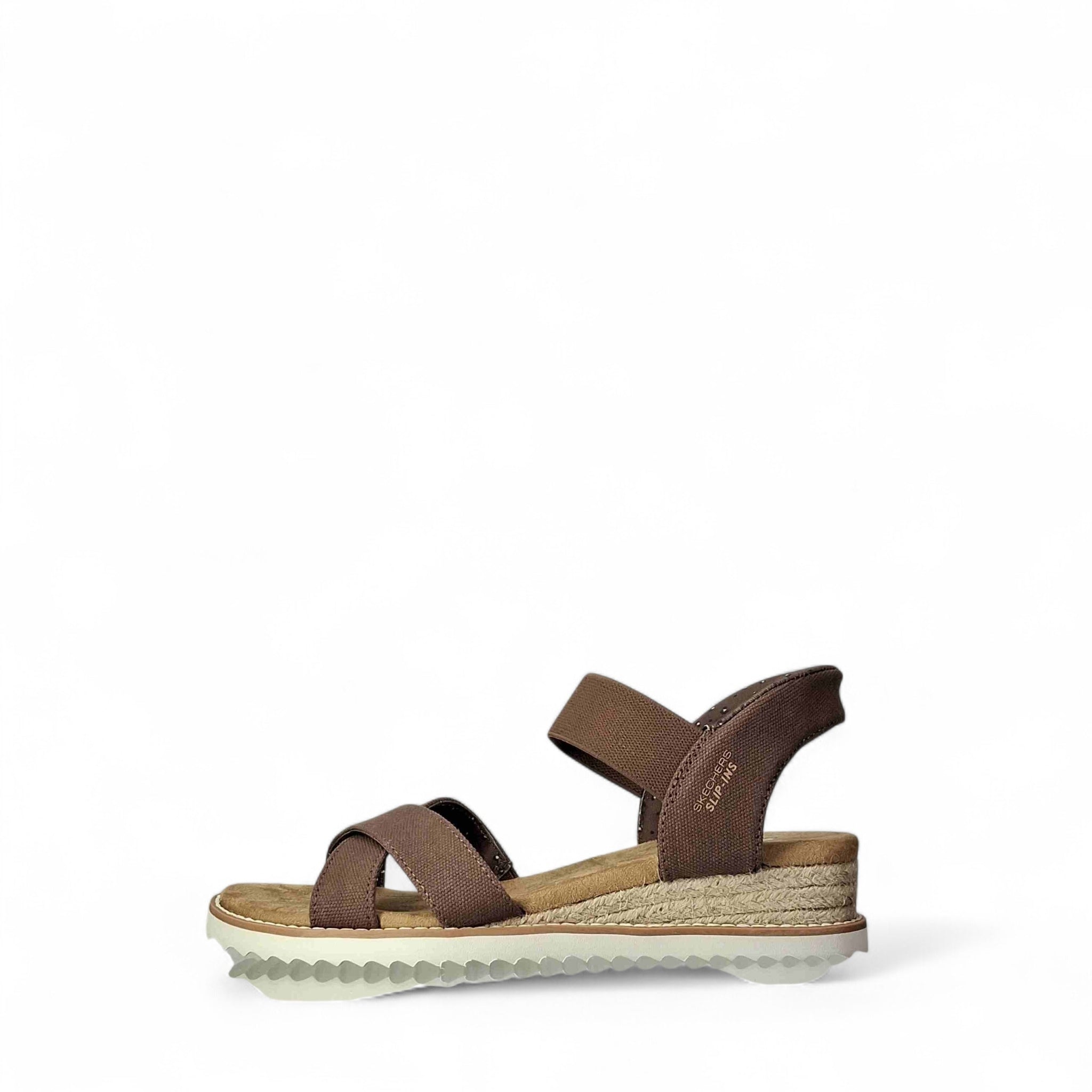 Skechers Desert kiss golden Sandali con zeppa da Donna – 114418 CHOC