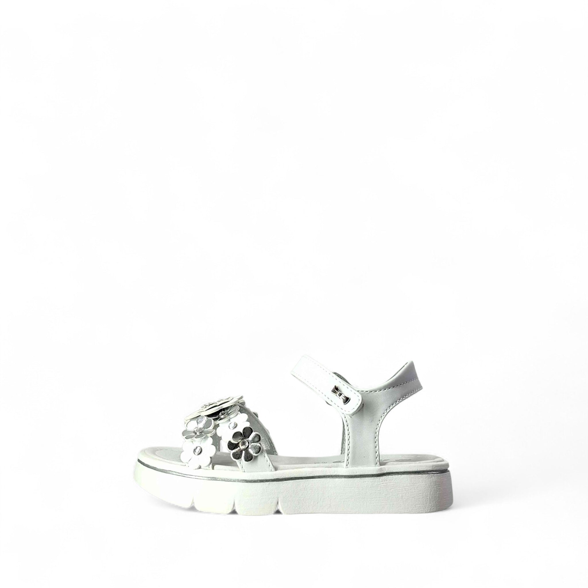 Asso Pam Y Sandali Bassi da Bambina – Bianco - AG-17973