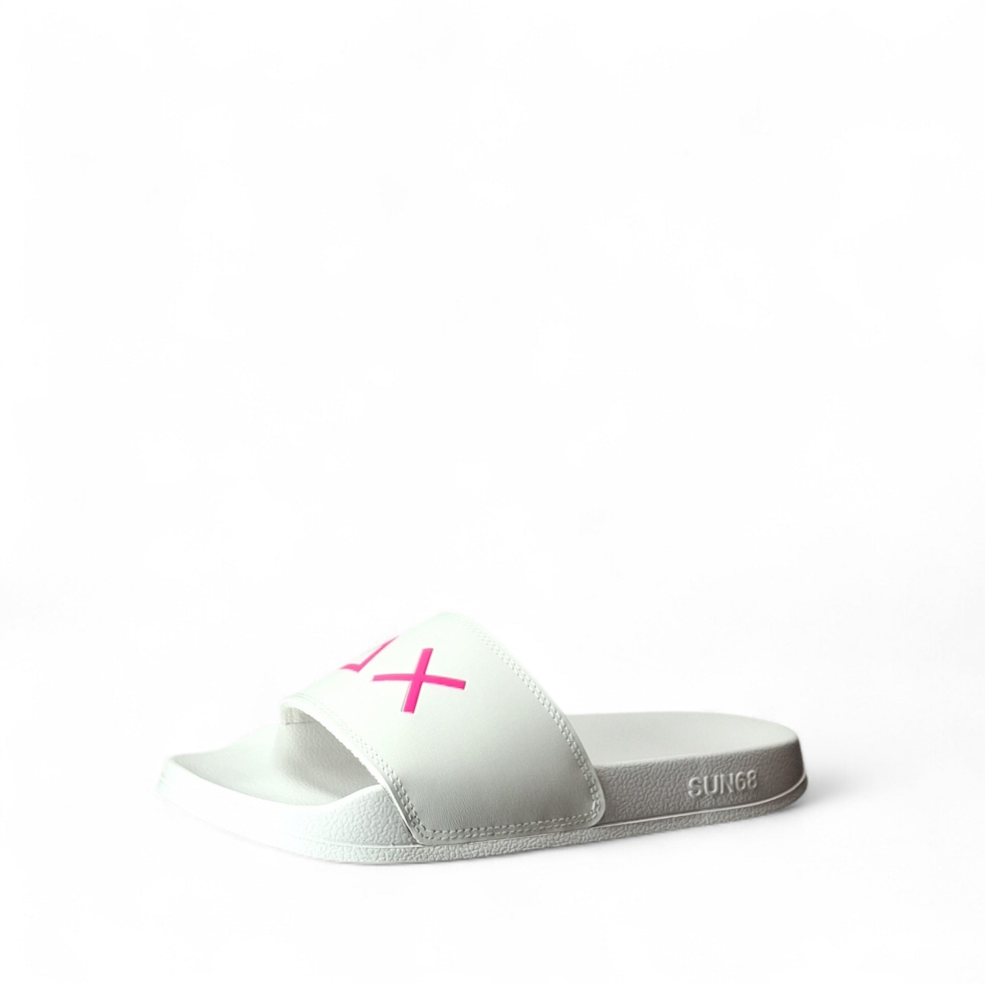 Sun68 Slippers Logo Ciabatte Basse da Donna – Bianco - BX36210 BIANCO