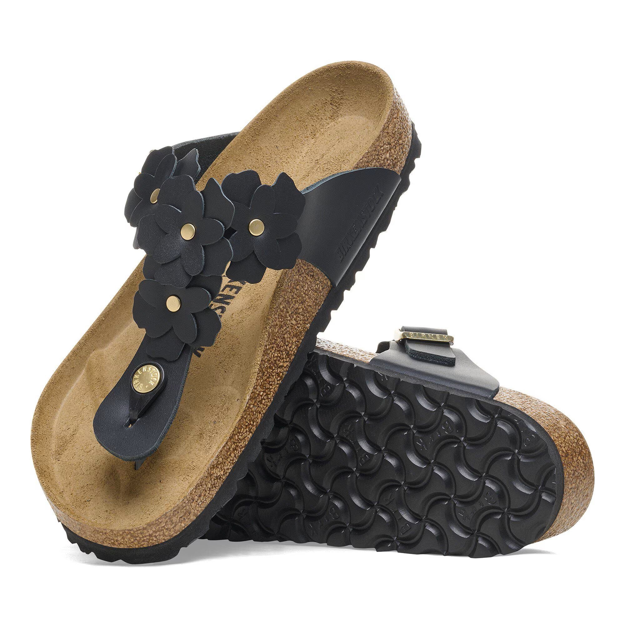 Birkenstock Gizeh Calz N Ciabatte Basse da Donna – Nero - GIZEH1026693
