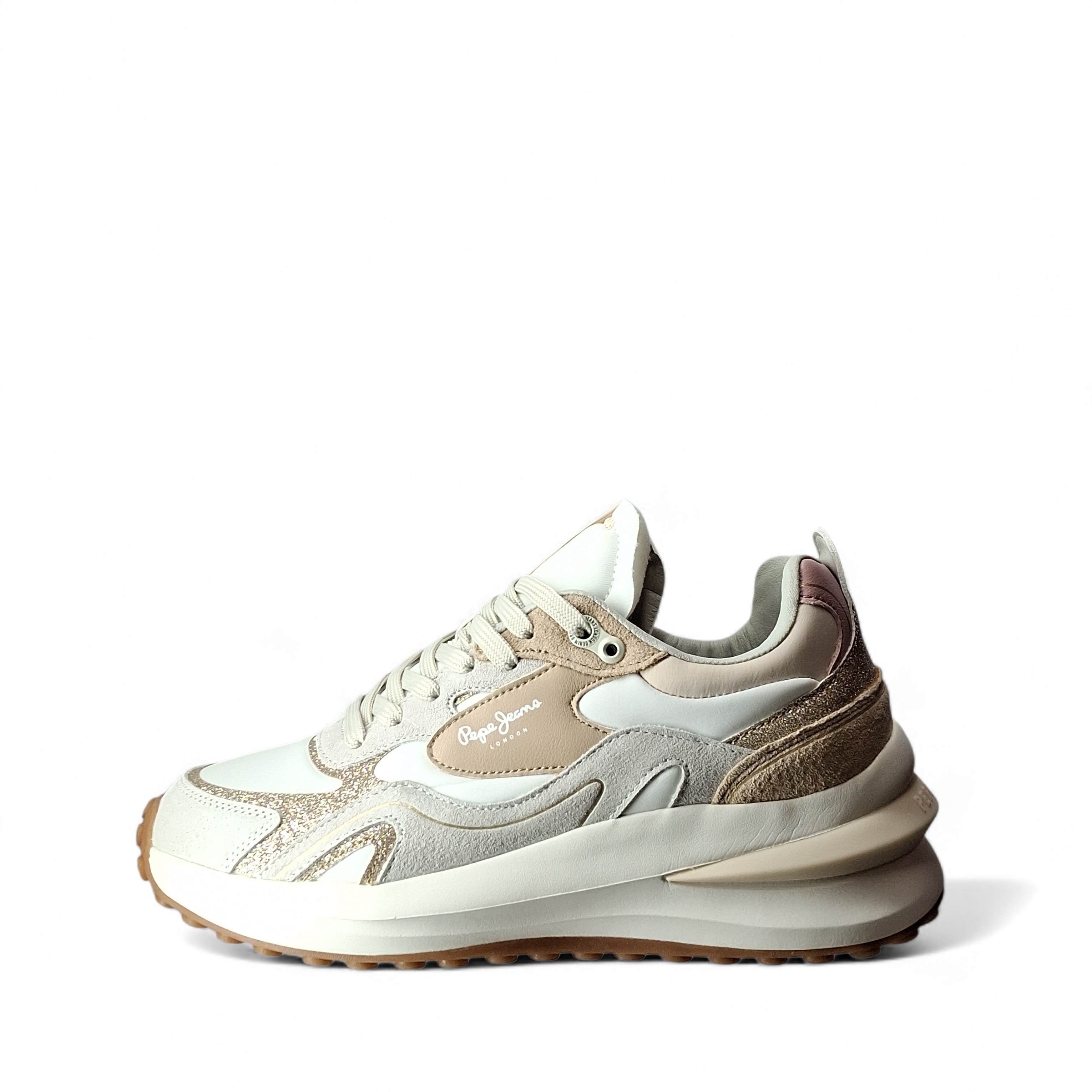 Pepe Jeans Sneakers Basse Pcs da Donna – Avorio