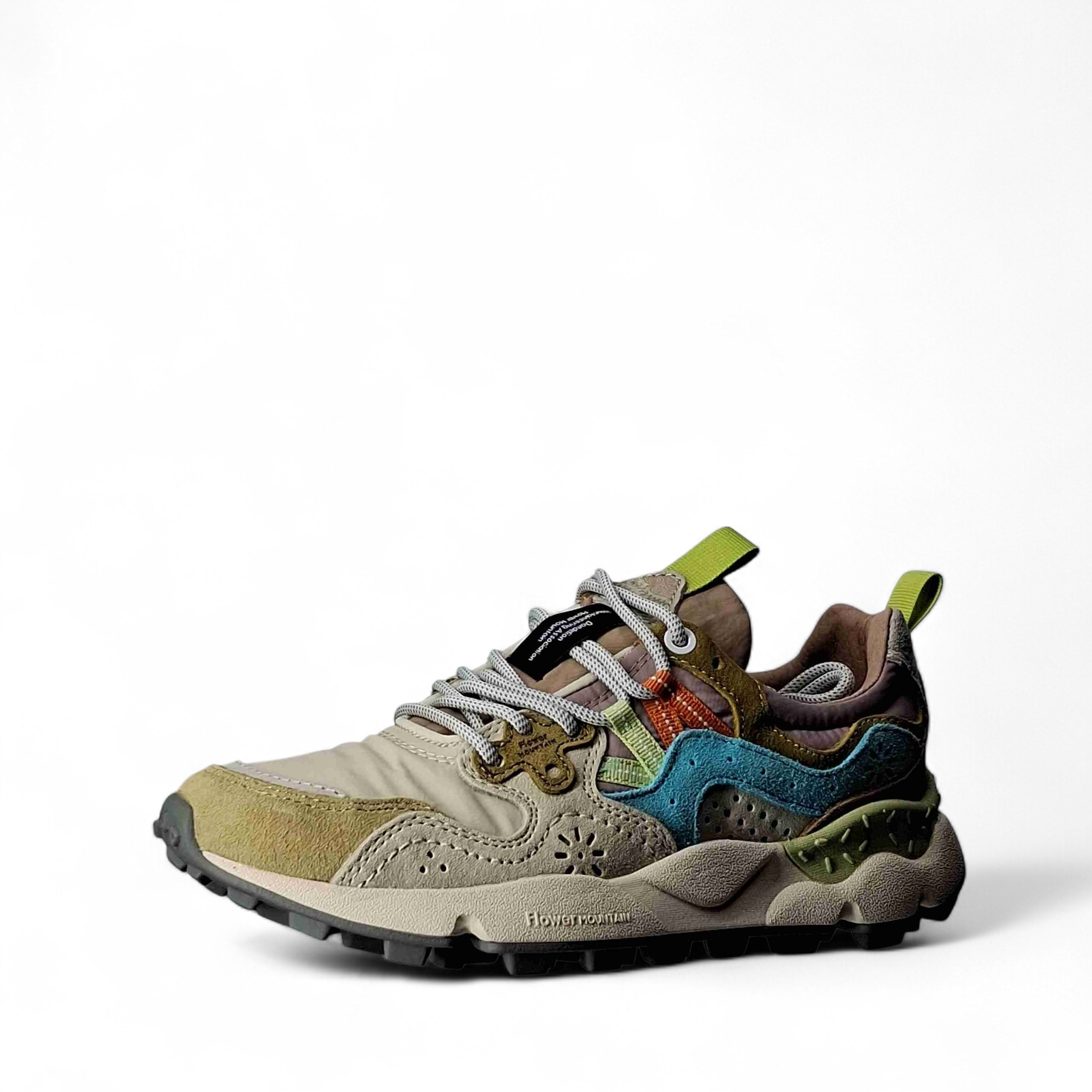 Flower Mountain Sneakers Basse Yamano da Donna – Blu