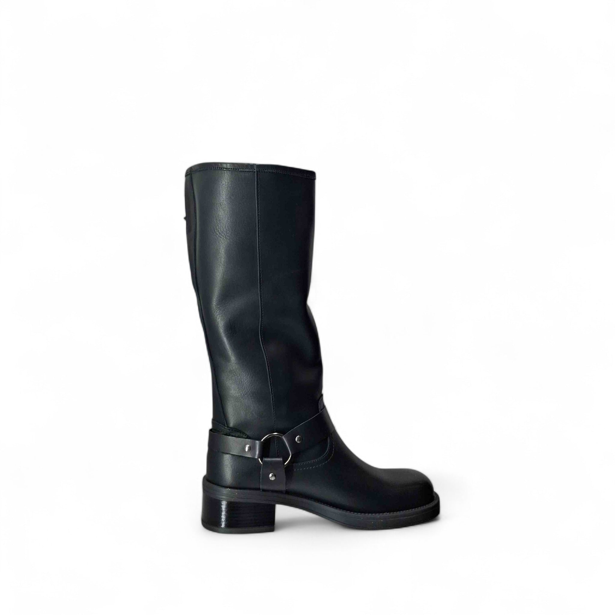 InScarpa Stivaletti con Tacco Fray Biker da Donna – Nero