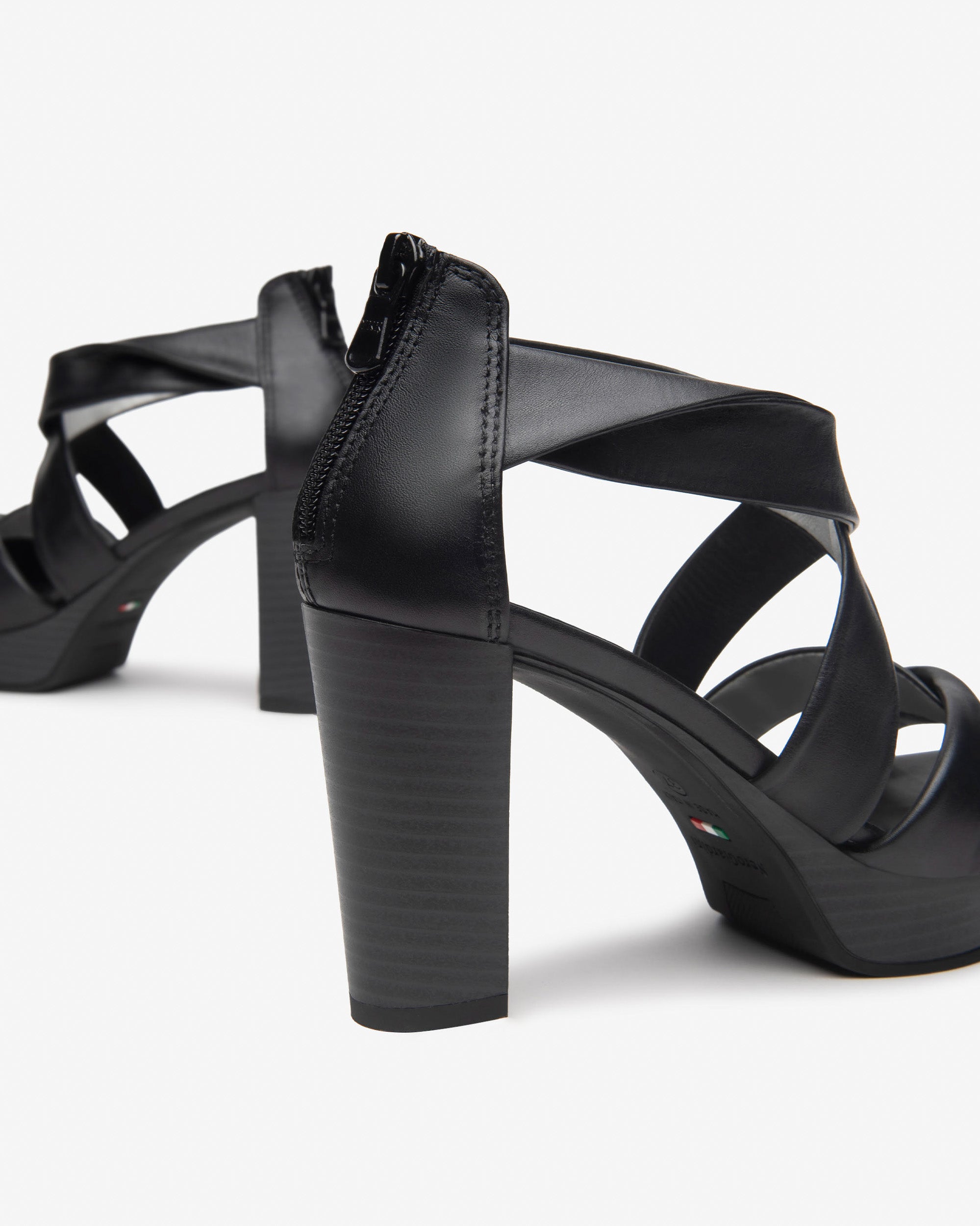 Nero Giardini Sandali con Tacco da Donna – Nero