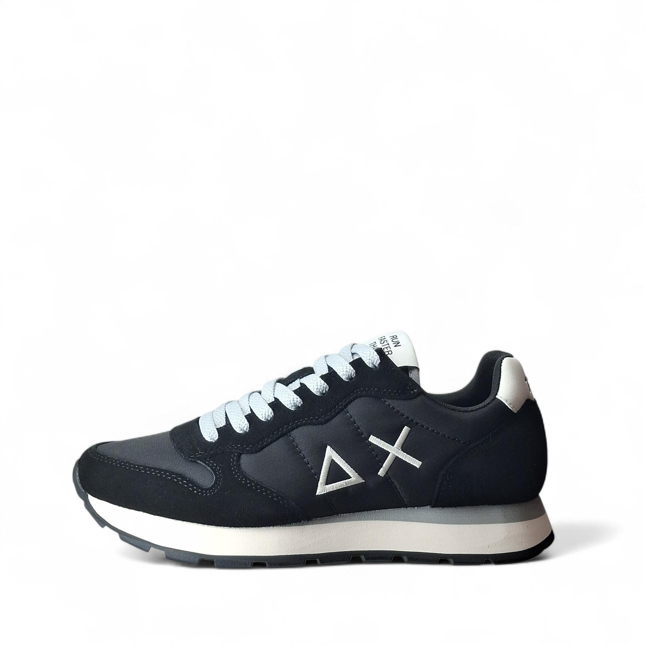 Sun68 Tom Solid Sneakers Basse da Uomo – Nero - BZ36101 NERO