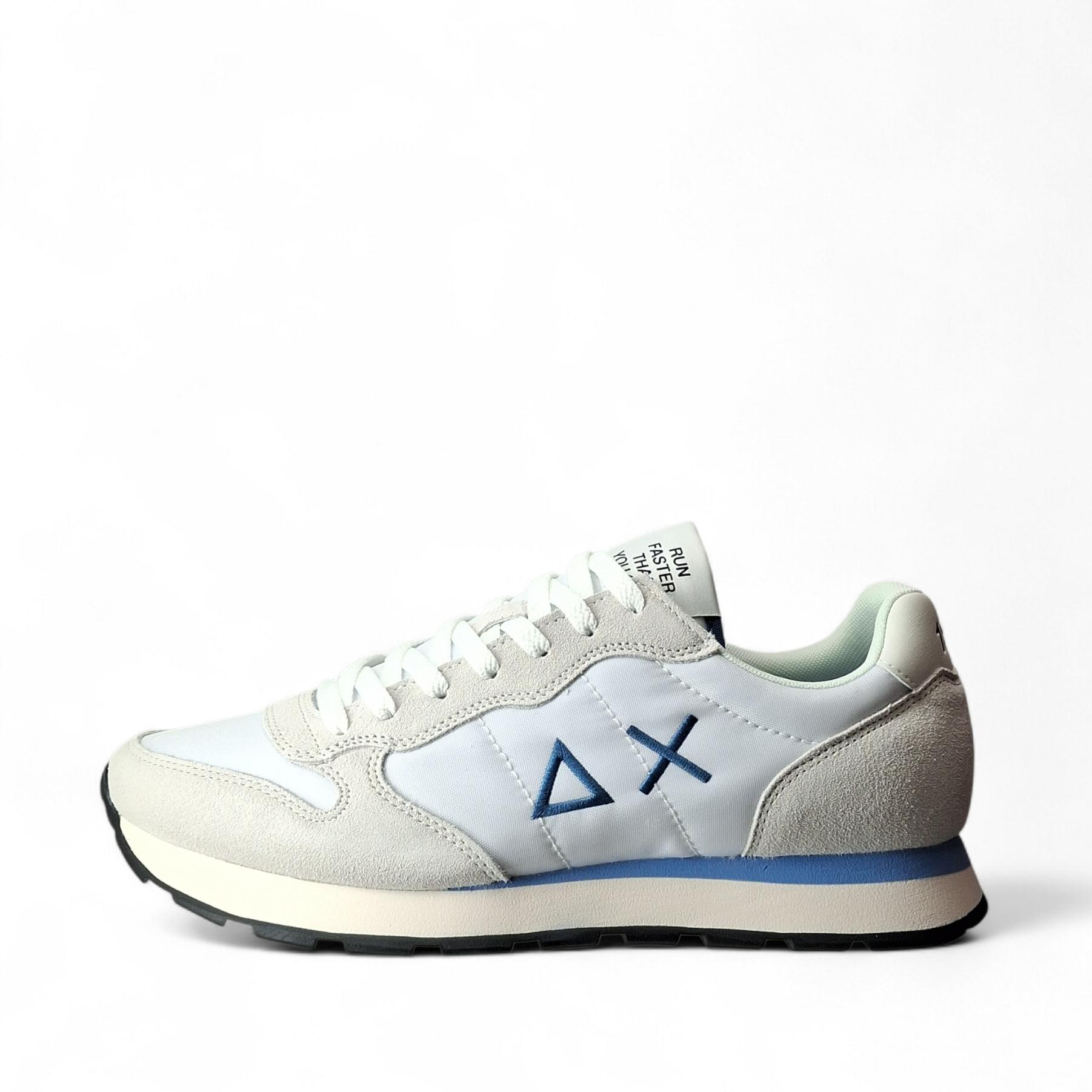 Sun68 Tom Solid Sneakers Basse da Uomo – Bianco - BZ36101 BIANCO