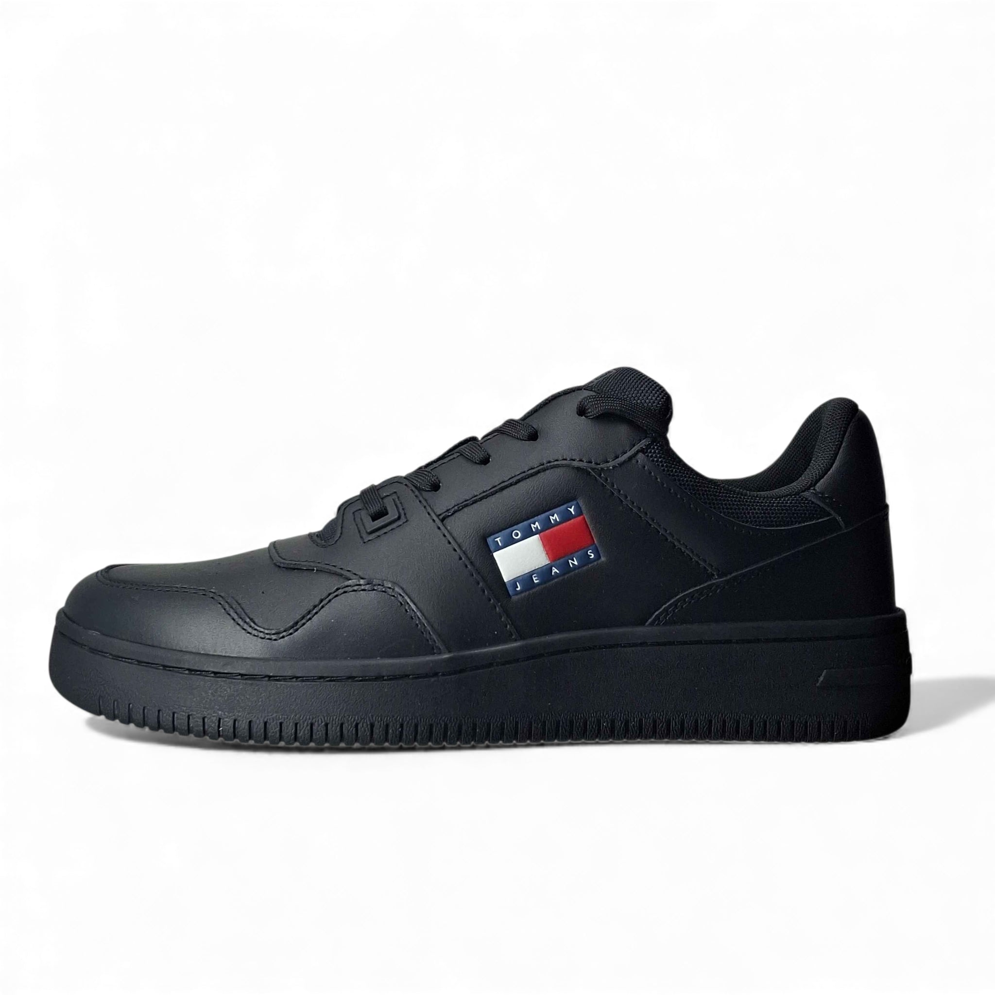 Tommy Hilfiger Sneakers Basse Tjm Retro Basket Ess da Uomo – Nero