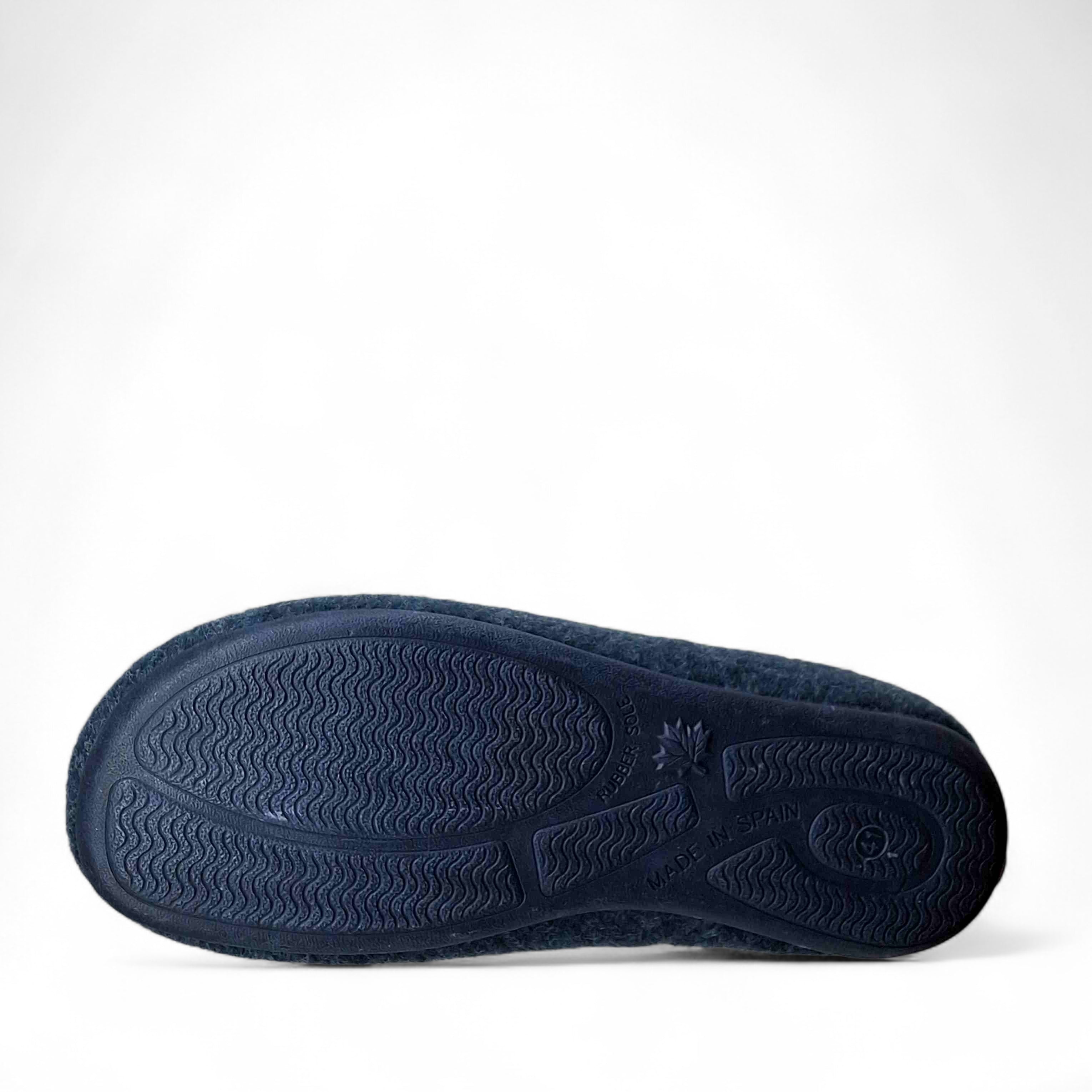 Tratti Di Donna Pantofole Chiuse Tratti da Uomo – Blu