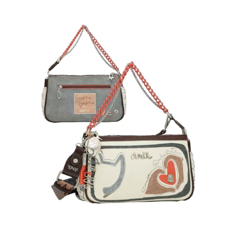 Anekke Shopping Strutturate Bolso Bandolera da Donna – Multicolor