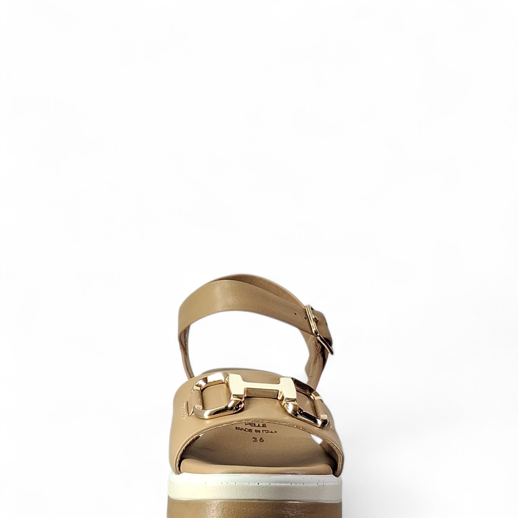 Kammi Rebecca Sandali con Zeppa da Donna – Camel - 20-207_02
