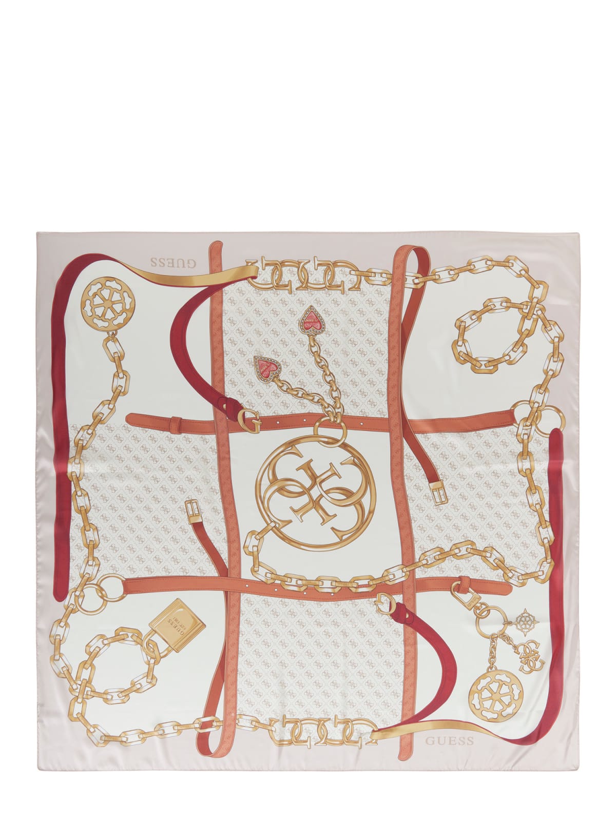 Guess Foulard FOULARD FASHION da Donna – Avorio - AW5301 SIL03