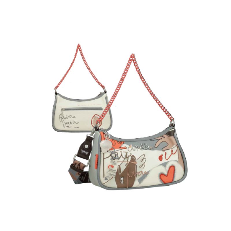 Anekke Shopping Strutturate Bolso Bandolera da Donna – Multicolor