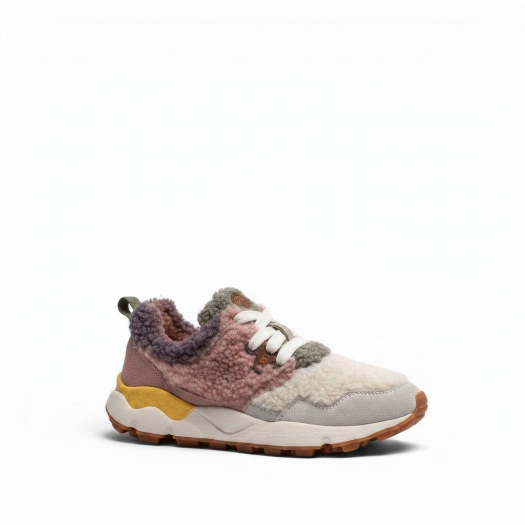 Flower Mountain Pampas Woman Teddy Suede/Teddy Sneakers Basse da Donna – 1B84