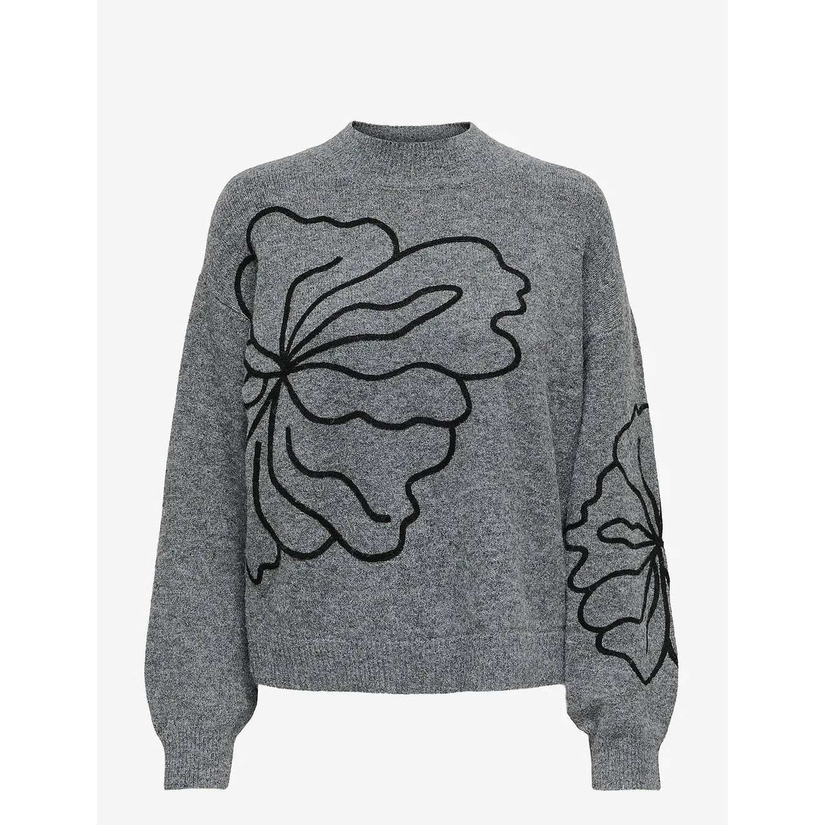 JDYJELLA L/S FLOWER PULLOVER