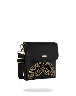Sprayground That Gold Drap Messenger Marsupi da Uomo – Nero - 910B8975NSZ