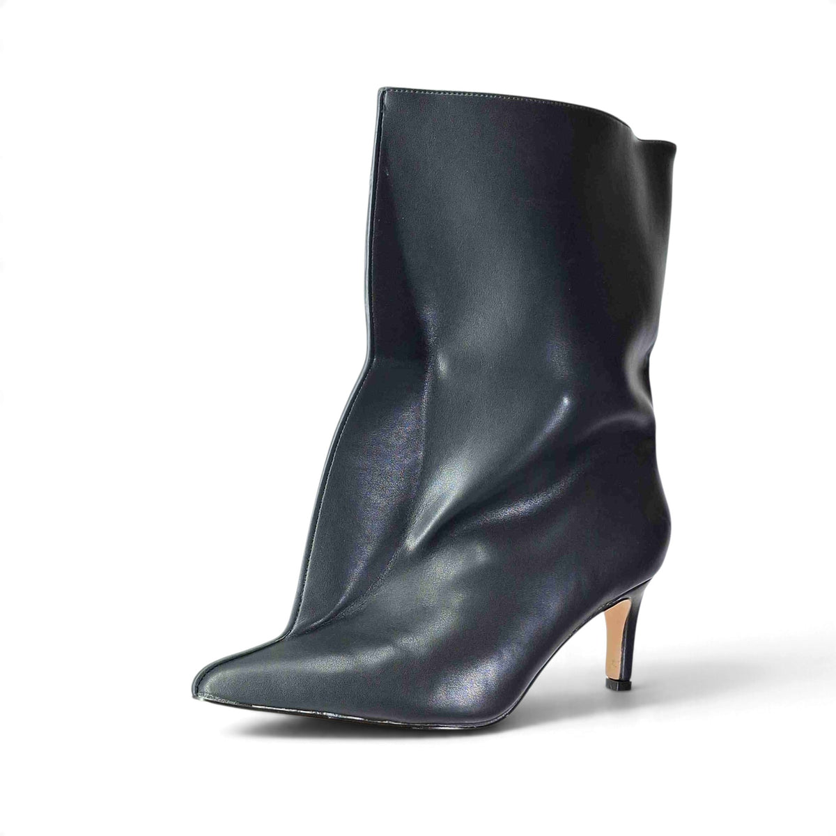 Soleil Sl-21 stivale risvolto Stivali con tacco da Donna – SL-21
