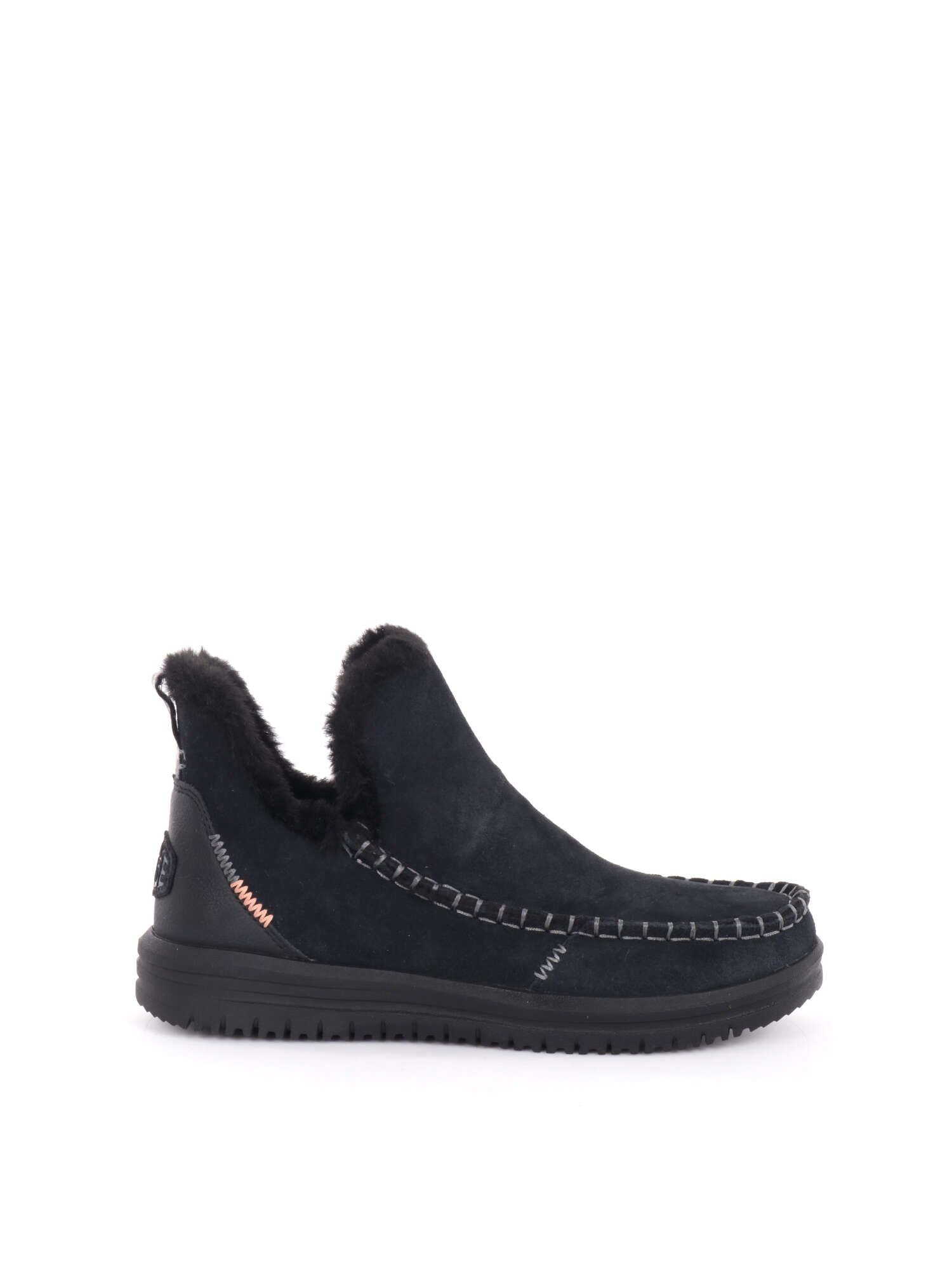 Dude Stivaletti con Pelo Camden Suede da Donna – Nero