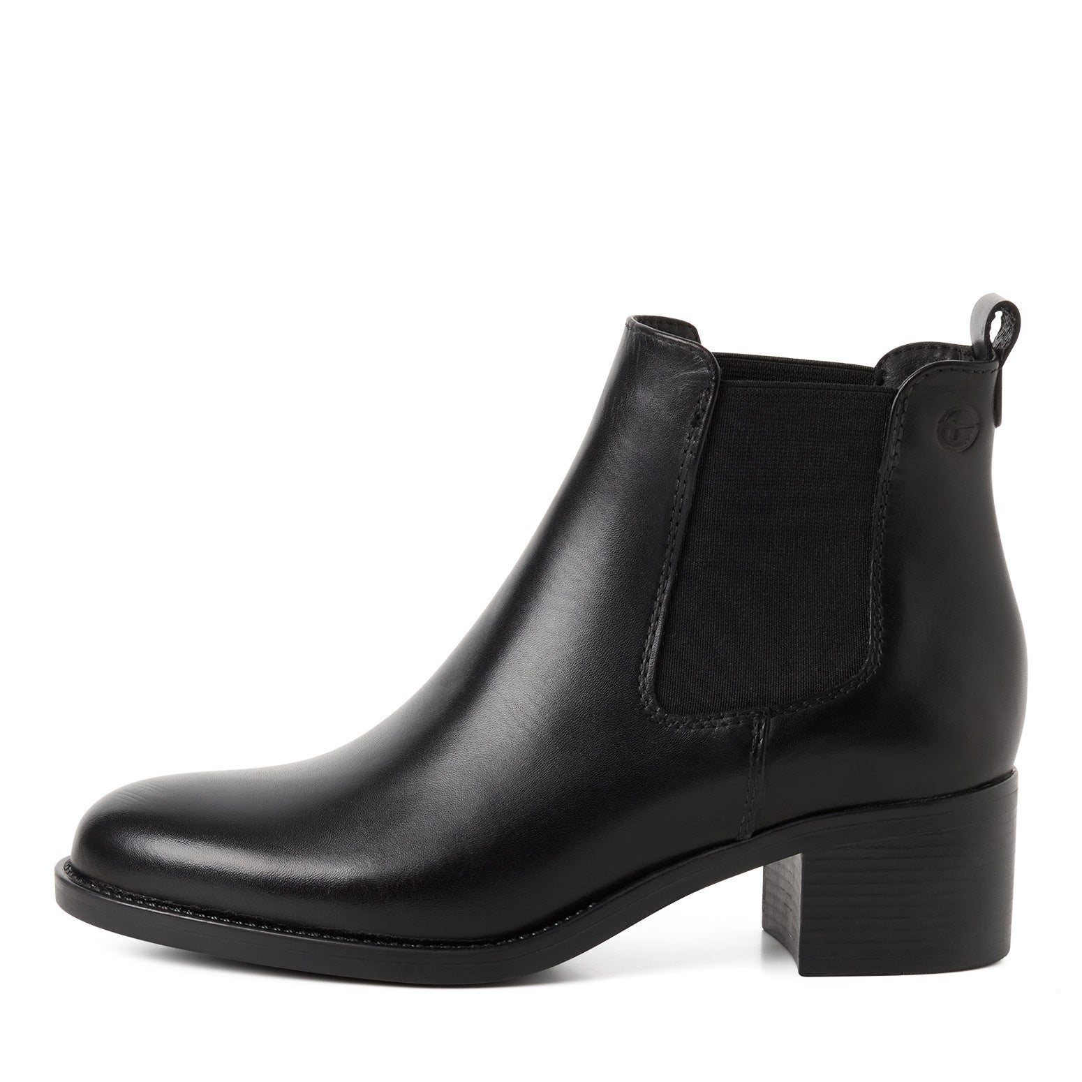 Tamaris Touch Stivaletti Tondi con Tacco da Donna – Nero - 1-25026-41-001